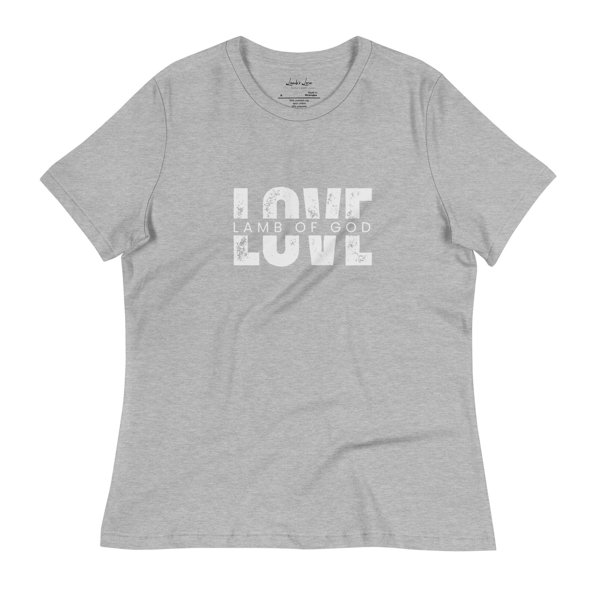 Love in Lamb of God, Women's T-Shirt - Lamb’s Love