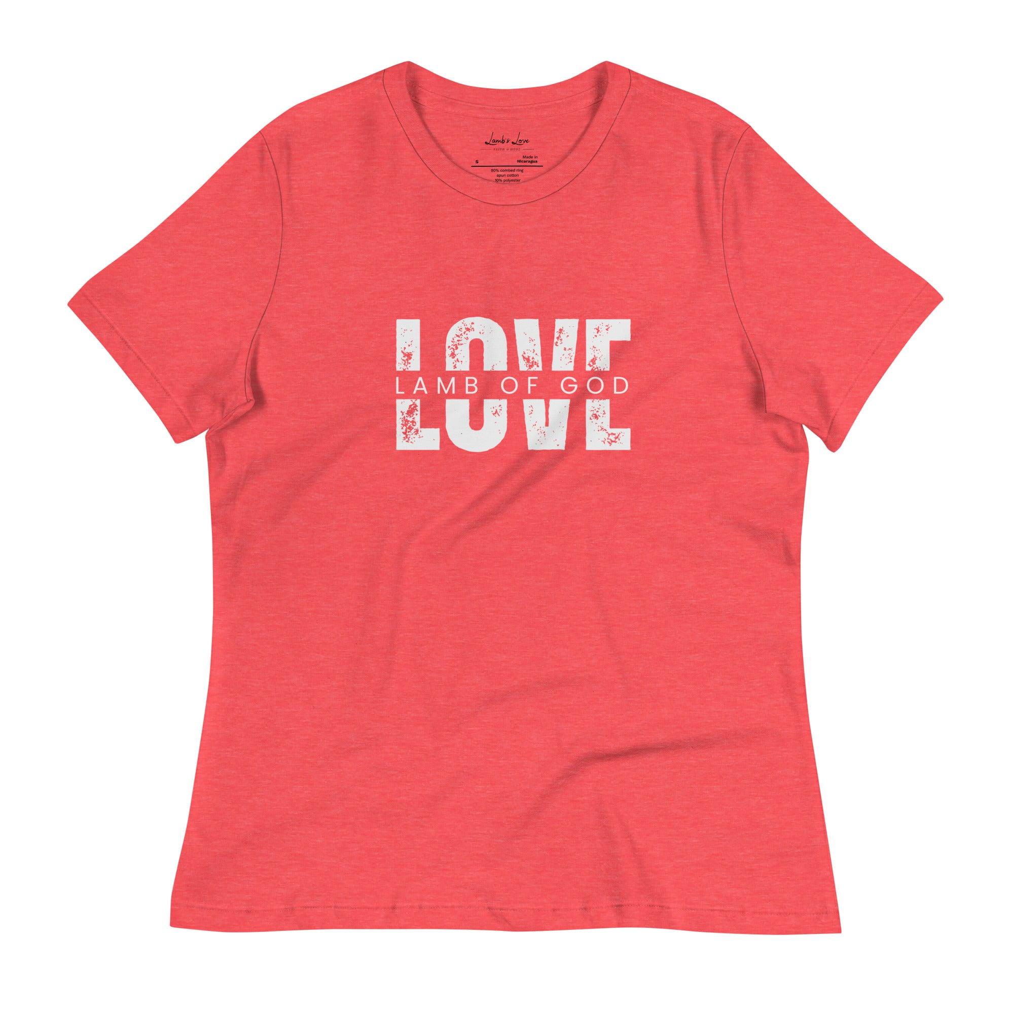 Love in Lamb of God, Women's T-Shirt - Lamb’s Love