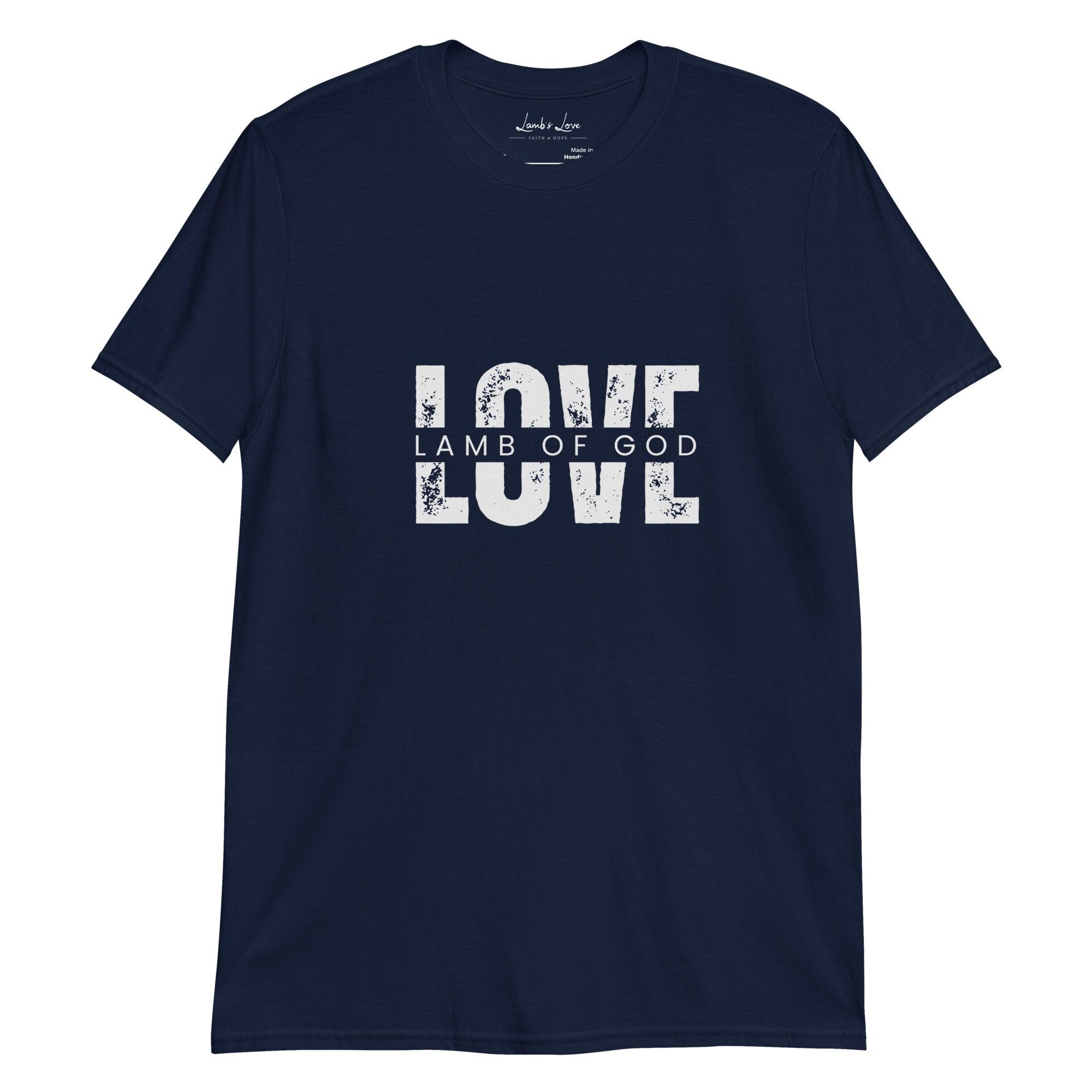 Love in the Lamb of God, Men's T-Shirt - Lamb’s Love