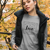 Love Never Ends, Women’s Long Sleeve Tee - Lamb’s Love