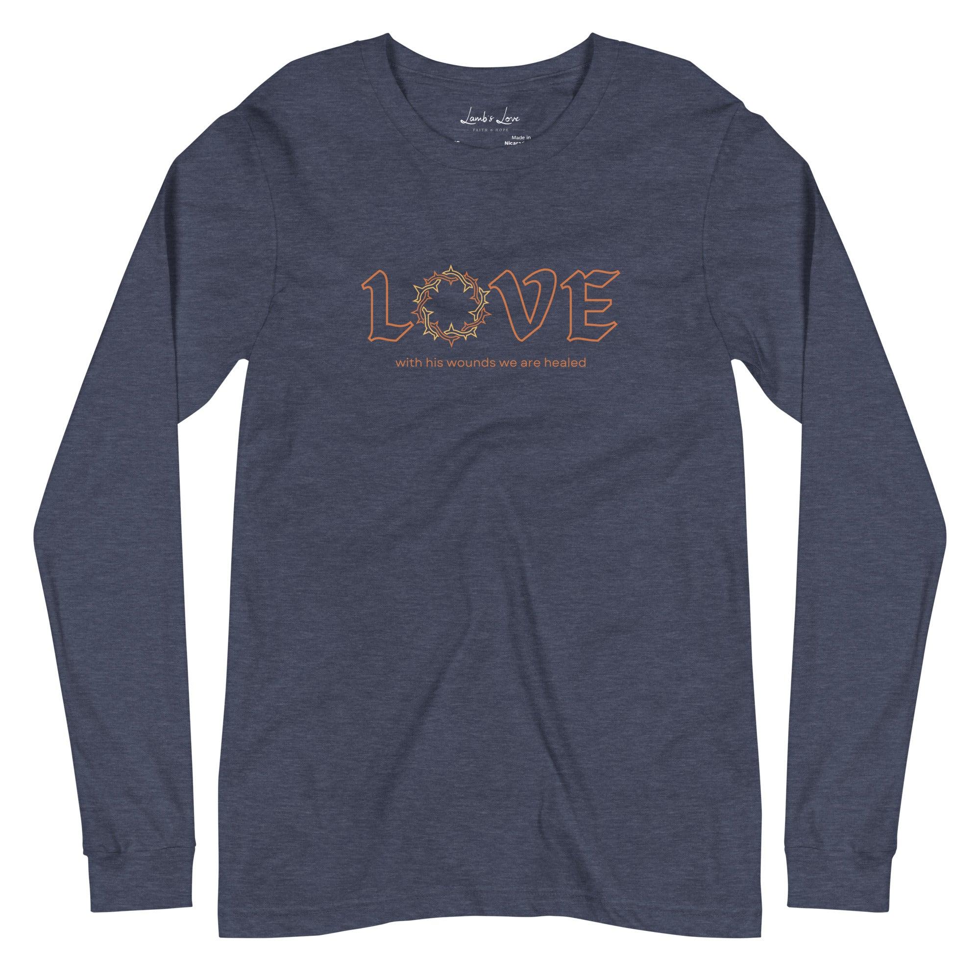 Love of Christ, Women's Long Sleeve Tee - Lamb’s Love