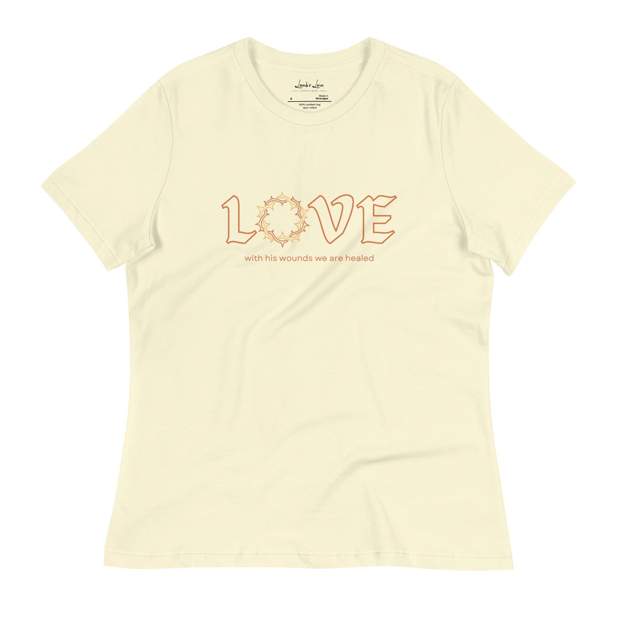 Love of Christ, Women's T-Shirt - Lamb’s Love