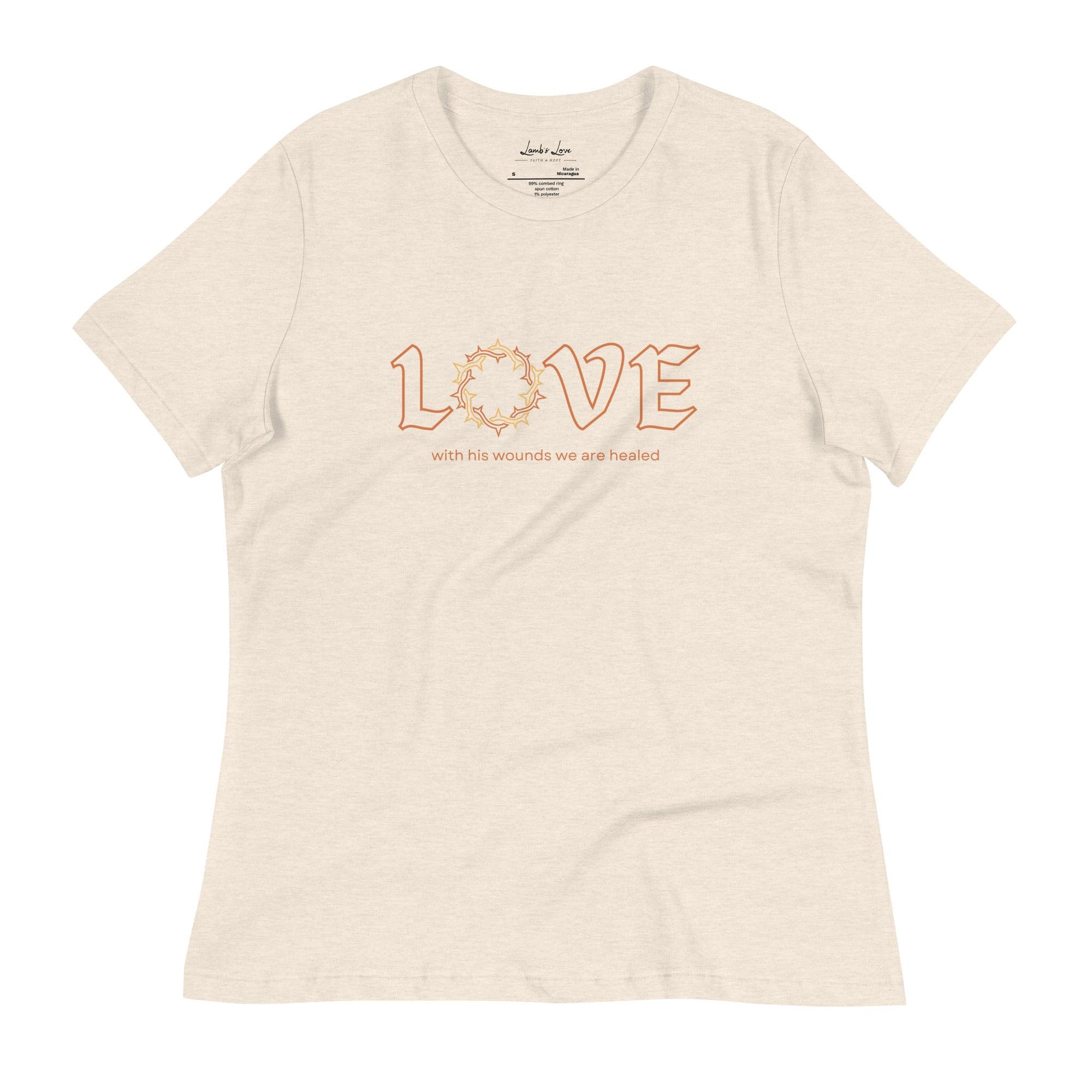 Love of Christ, Women's T-Shirt - Lamb’s Love