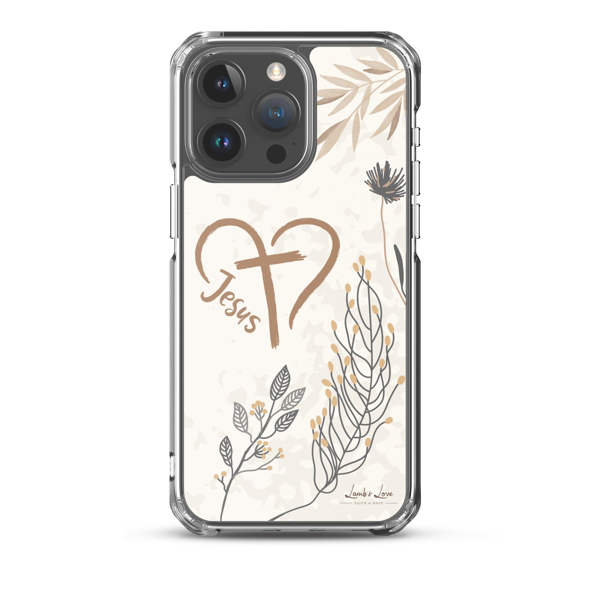 Love of Jesus, Clear-edge Case for iPhone - Lamb’s Love