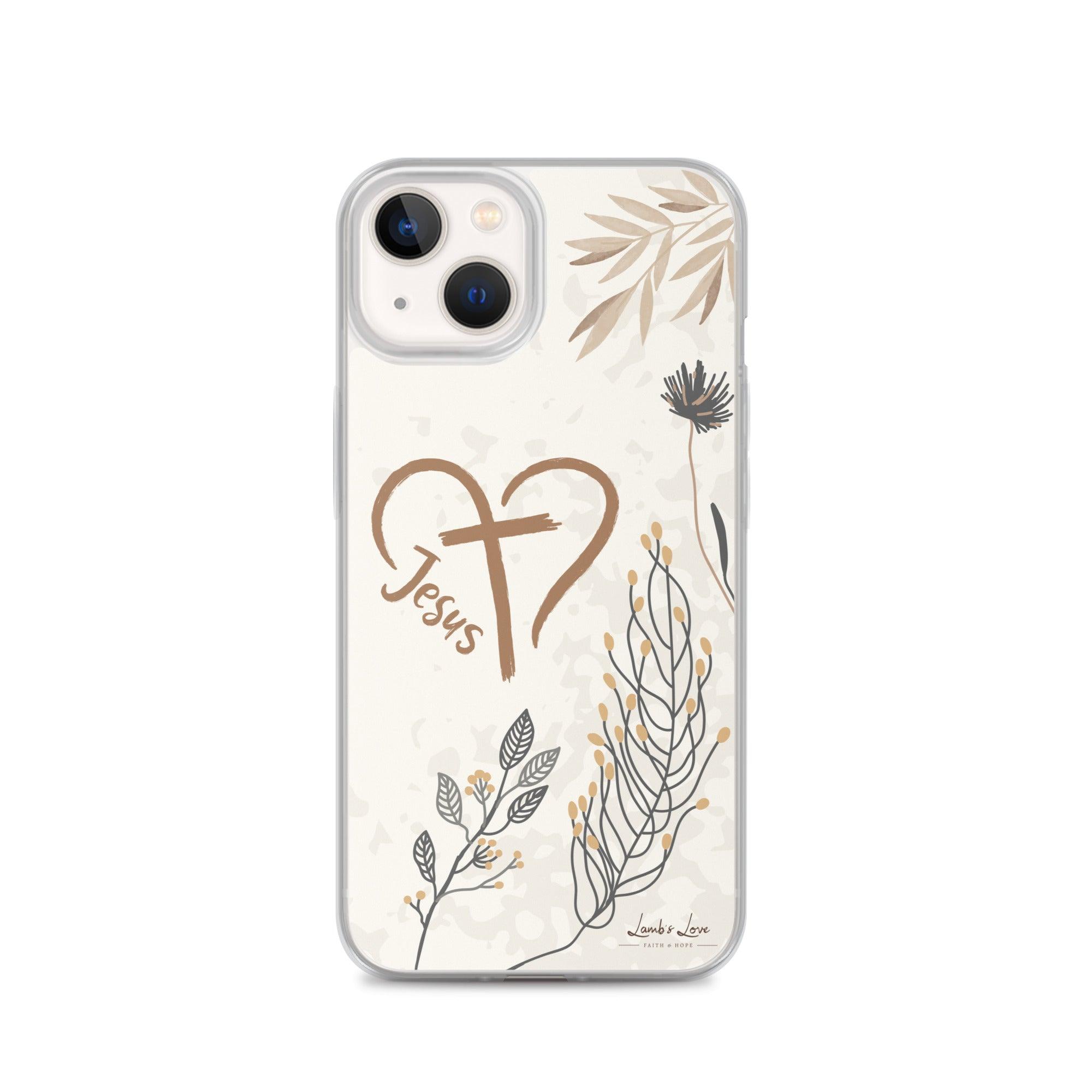 Love of Jesus, Clear-edge Case for iPhone - Lamb’s Love