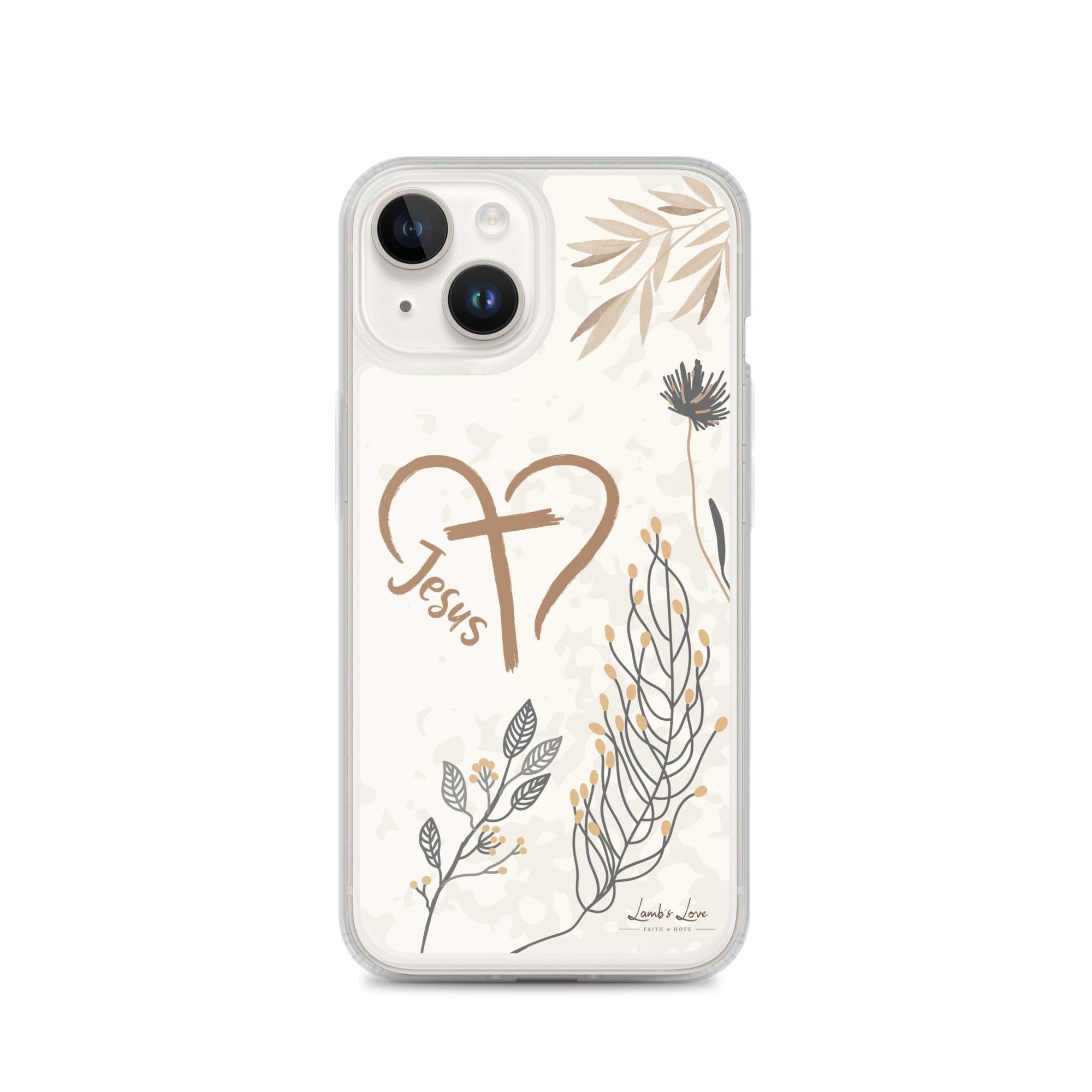 Love of Jesus, Clear-edge Case for iPhone - Lamb’s Love