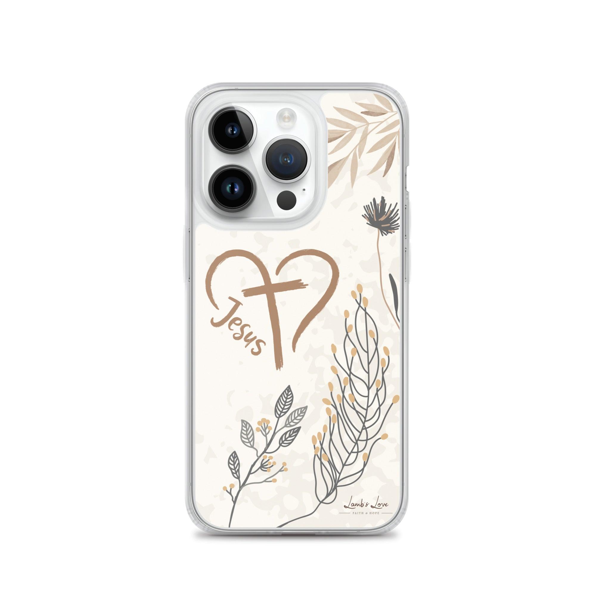 Love of Jesus, Clear-edge Case for iPhone - Lamb’s Love