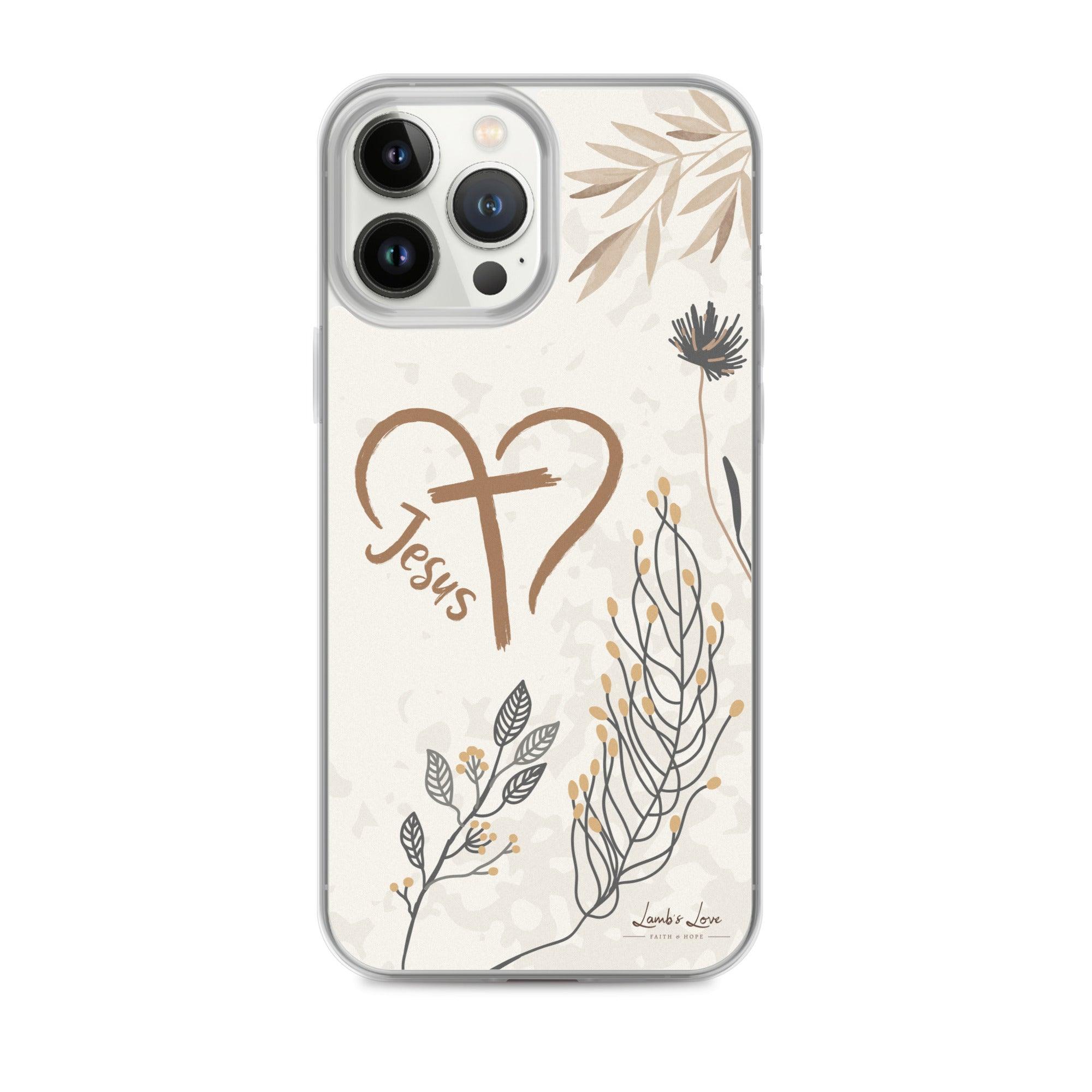 Love of Jesus, Clear-edge Case for iPhone - Lamb’s Love