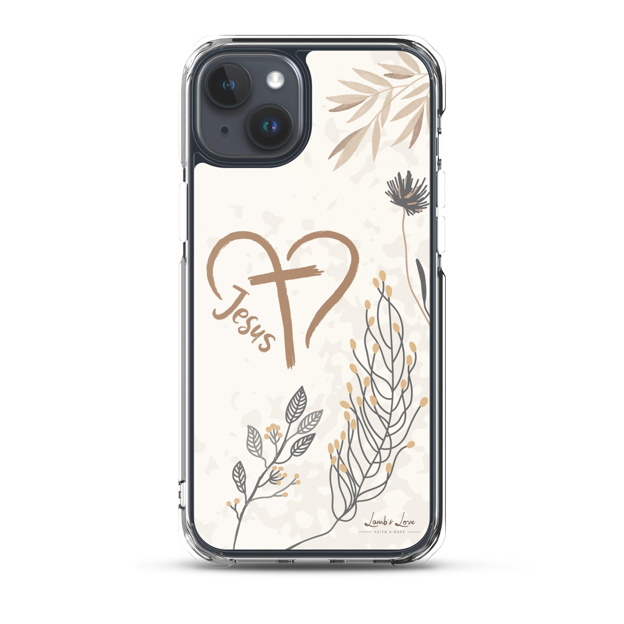 Love of Jesus, Clear-edge Case for iPhone - Lamb’s Love