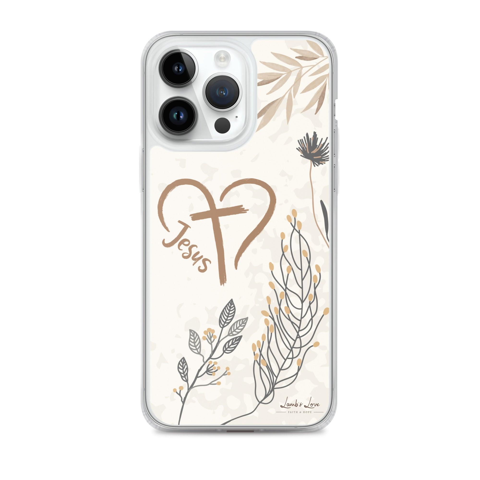 Love of Jesus, Clear-edge Case for iPhone - Lamb’s Love