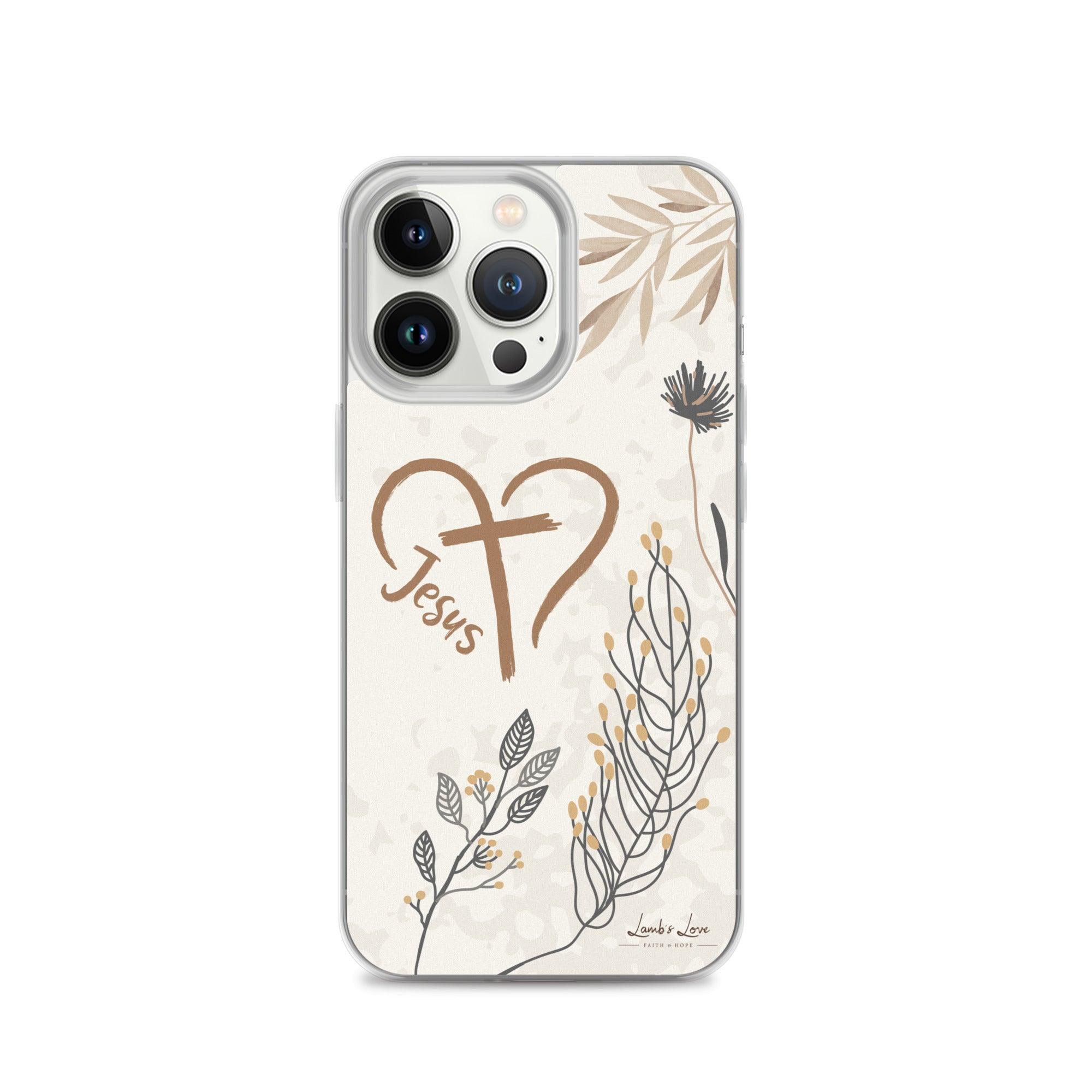 Love of Jesus, Clear-edge Case for iPhone - Lamb’s Love