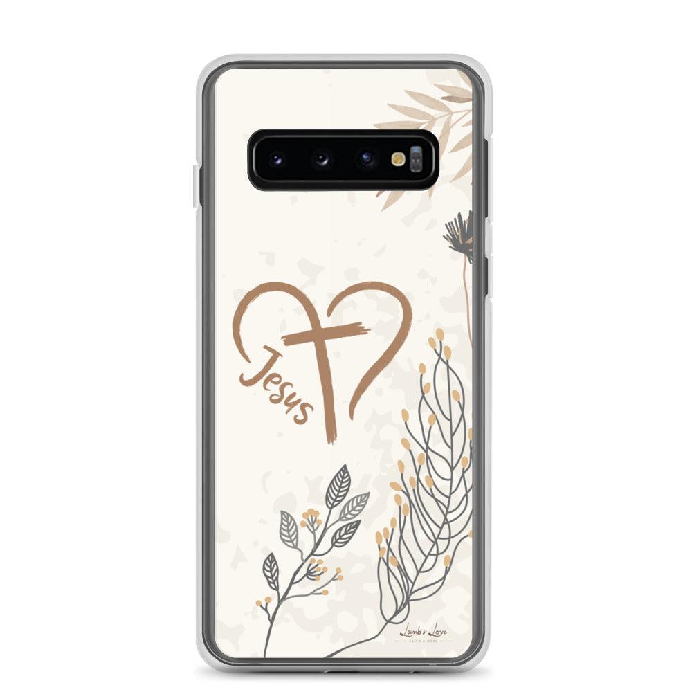 Love of Jesus, Clear-edge Case for Samsung - Lamb’s Love