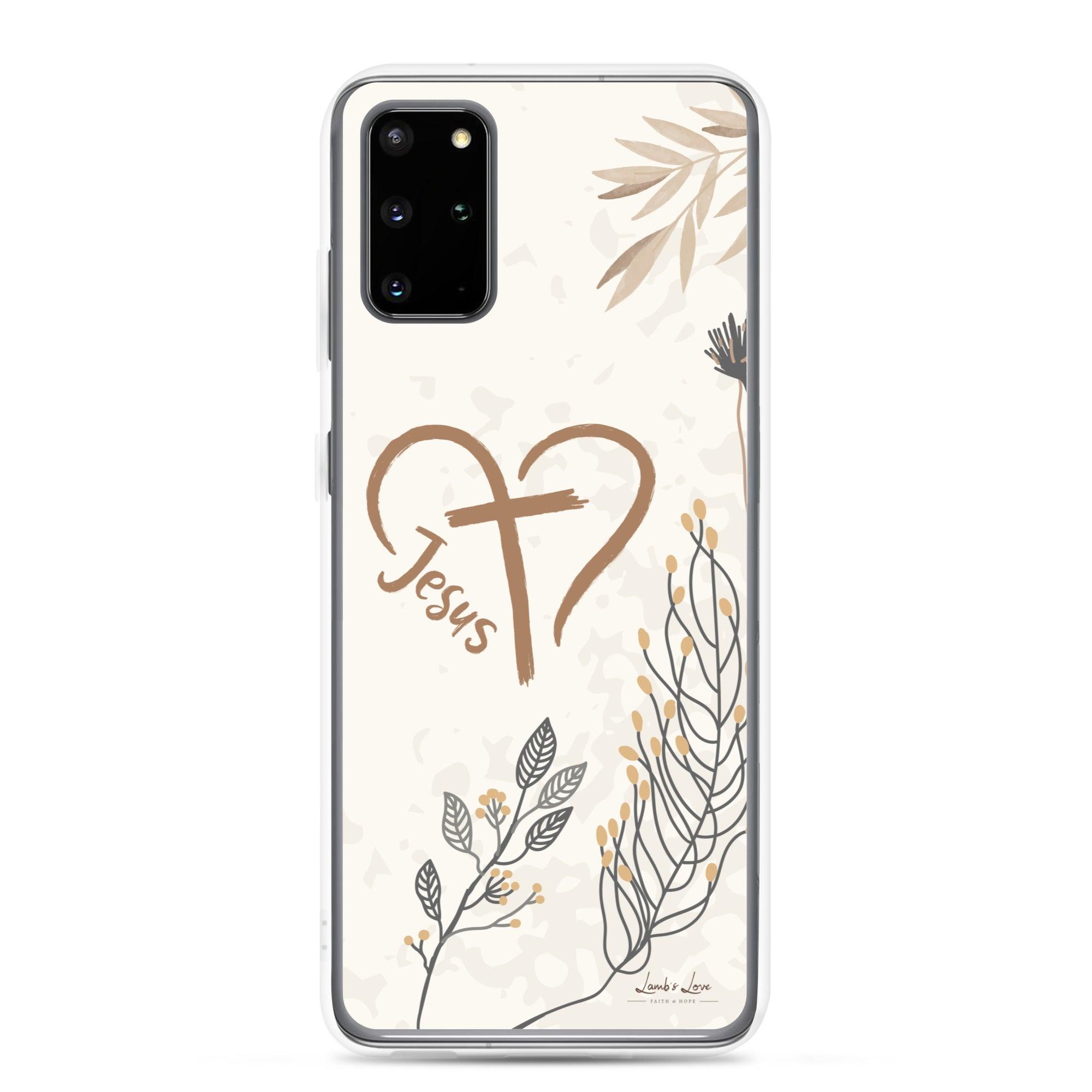 Love of Jesus, Clear-edge Case for Samsung - Lamb’s Love