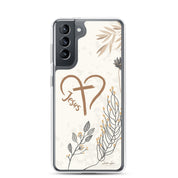 Love of Jesus, Clear-edge Case for Samsung - Lamb’s Love