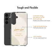 Love of Jesus, Clear-edge Case for Samsung - Lamb’s Love