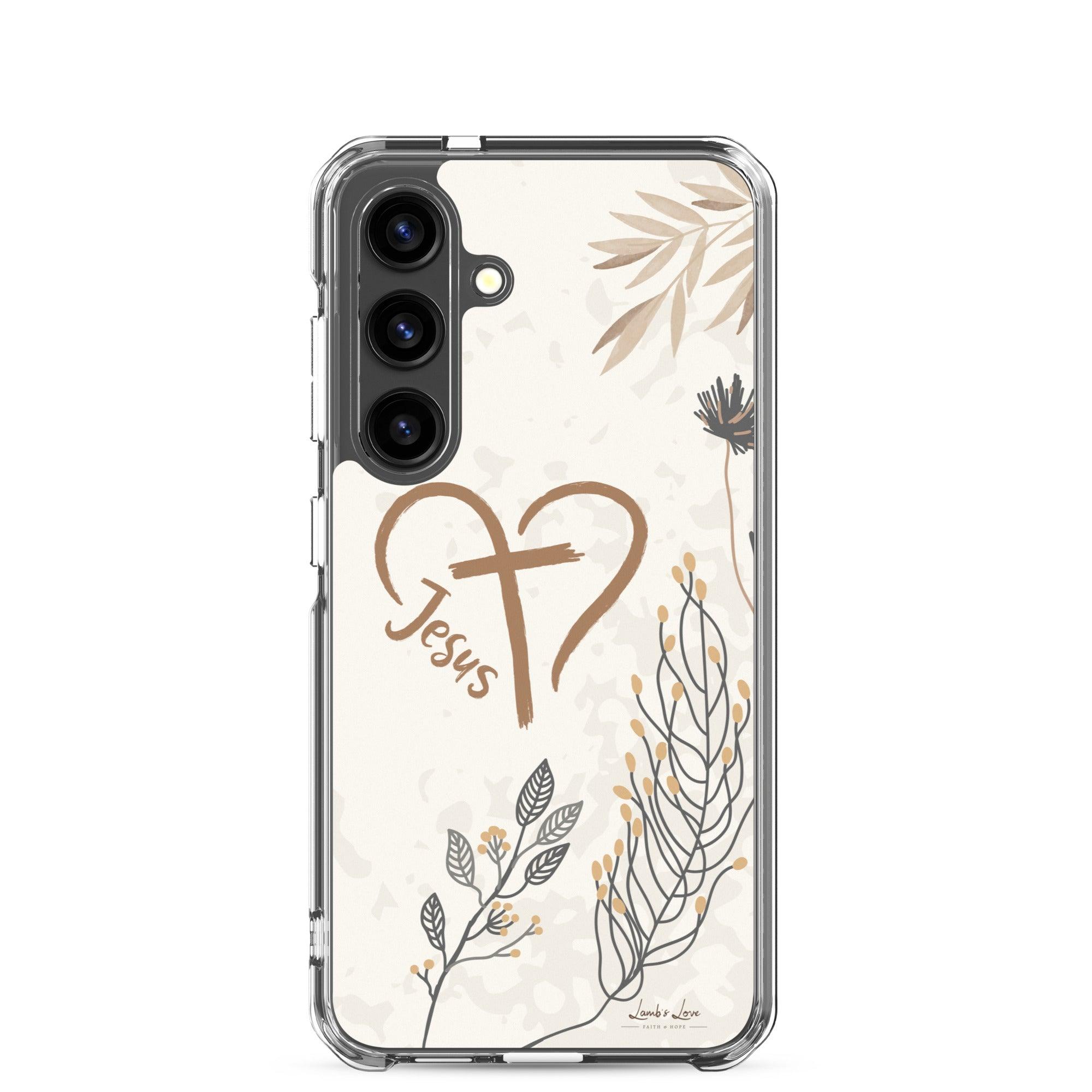 Love of Jesus, Clear-edge Case for Samsung - Lamb’s Love