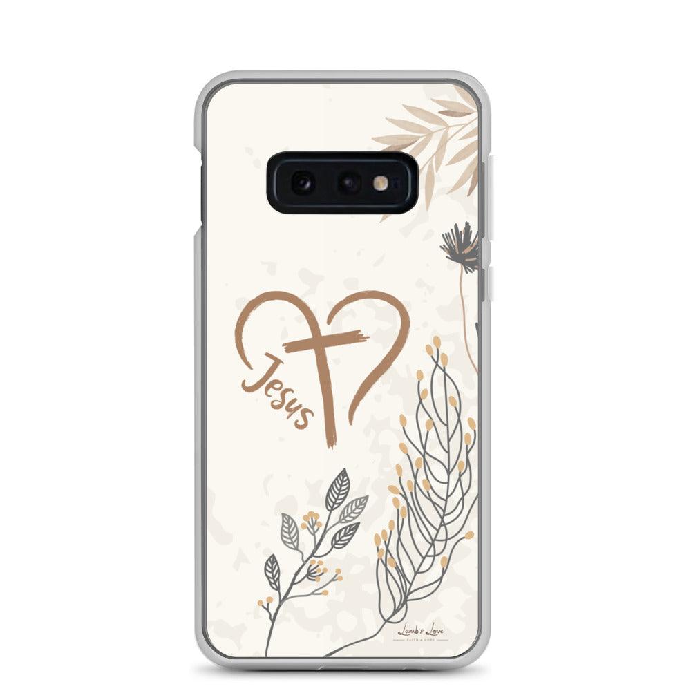 Love of Jesus, Clear-edge Case for Samsung - Lamb’s Love