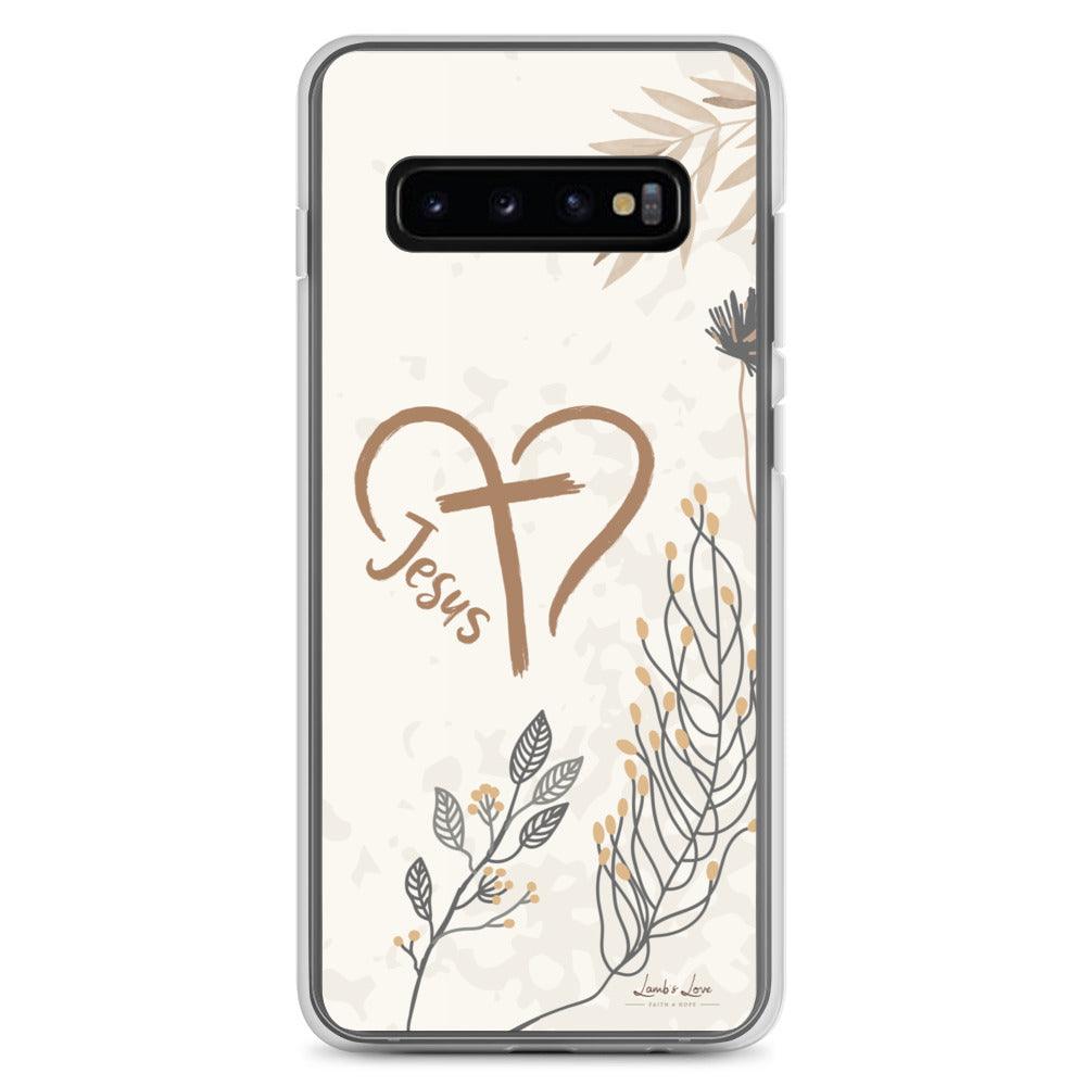 Love of Jesus, Clear-edge Case for Samsung - Lamb’s Love