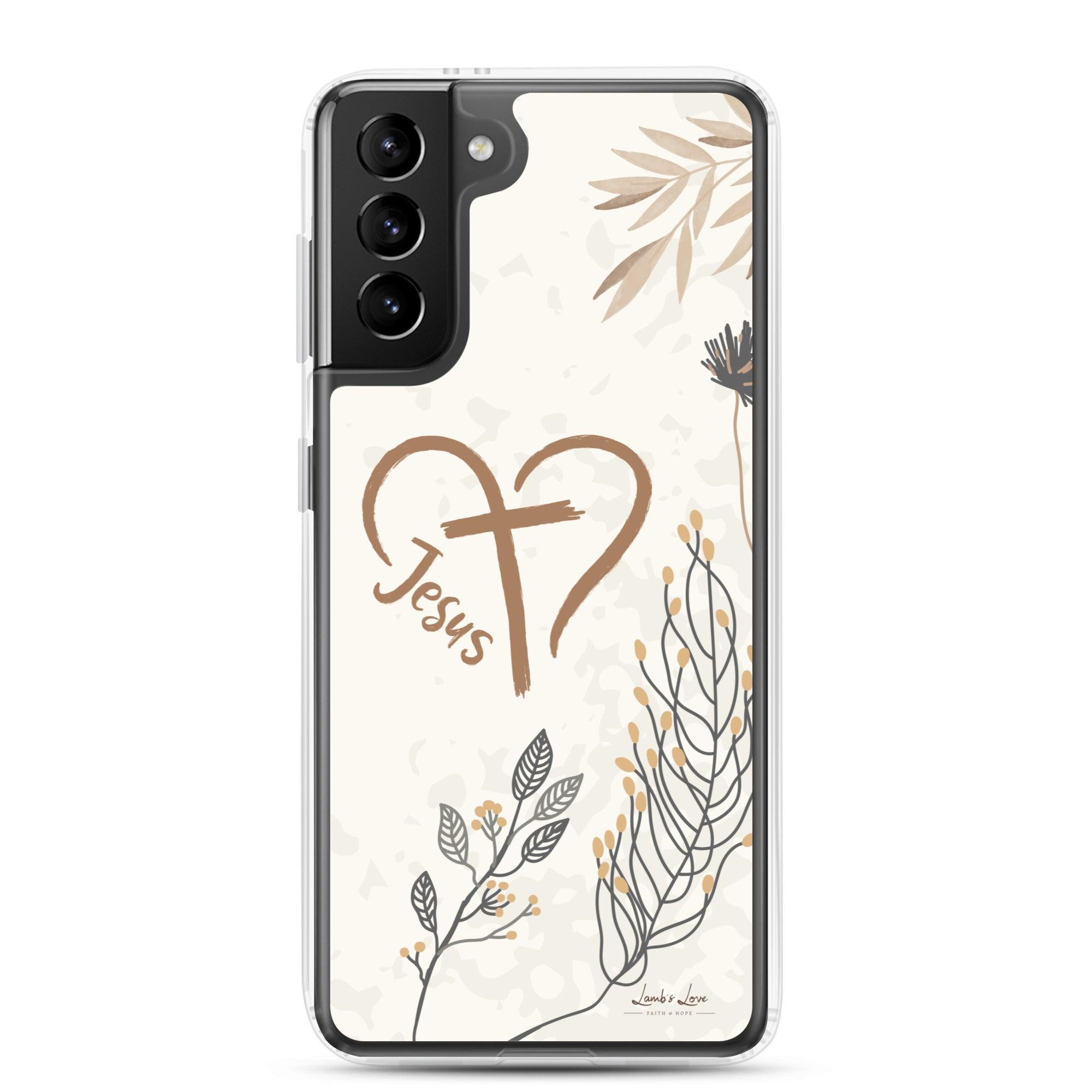 Love of Jesus, Clear-edge Case for Samsung - Lamb’s Love