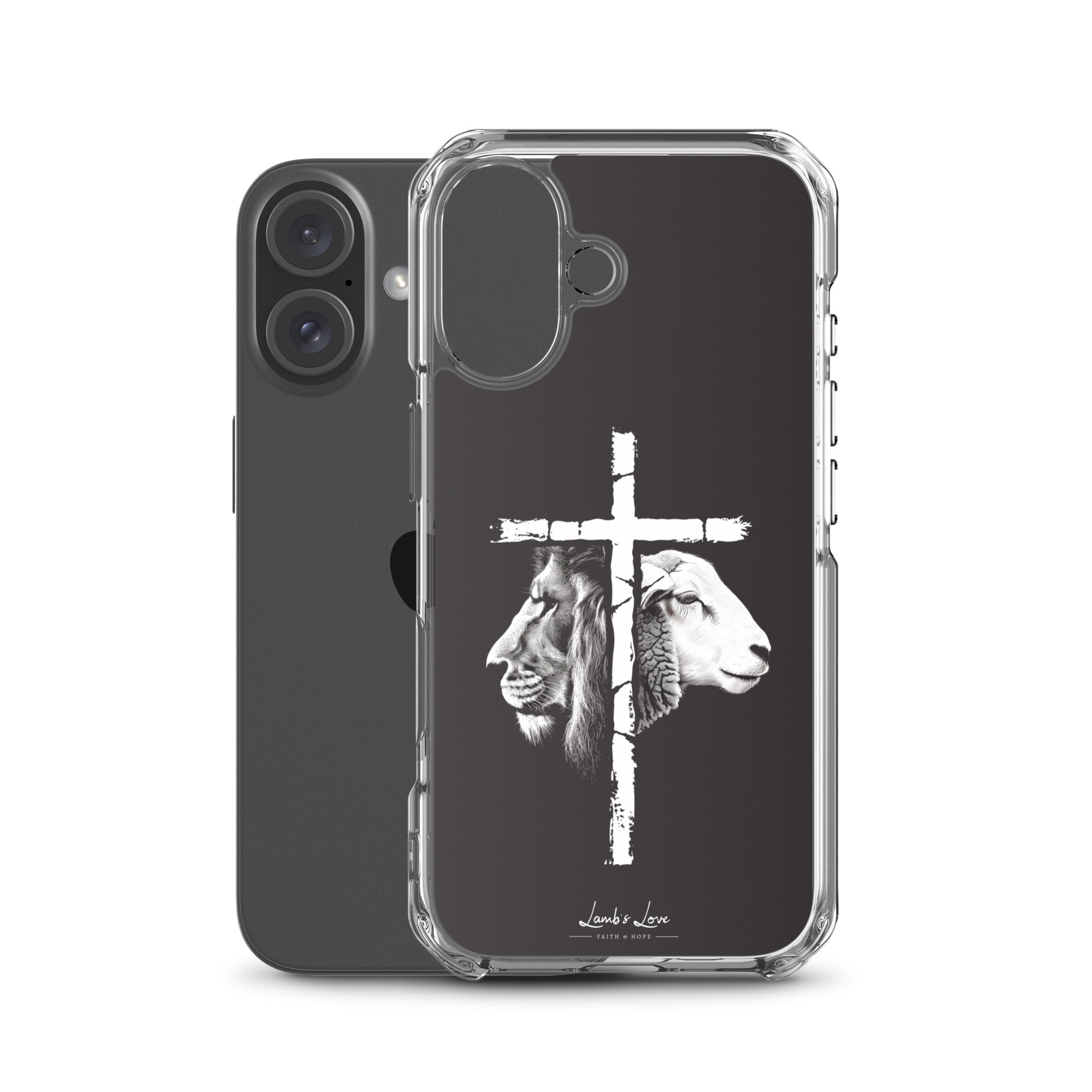 Love of Lion & Lamb, Clear - edge Case for iPhone - Lamb’s Love