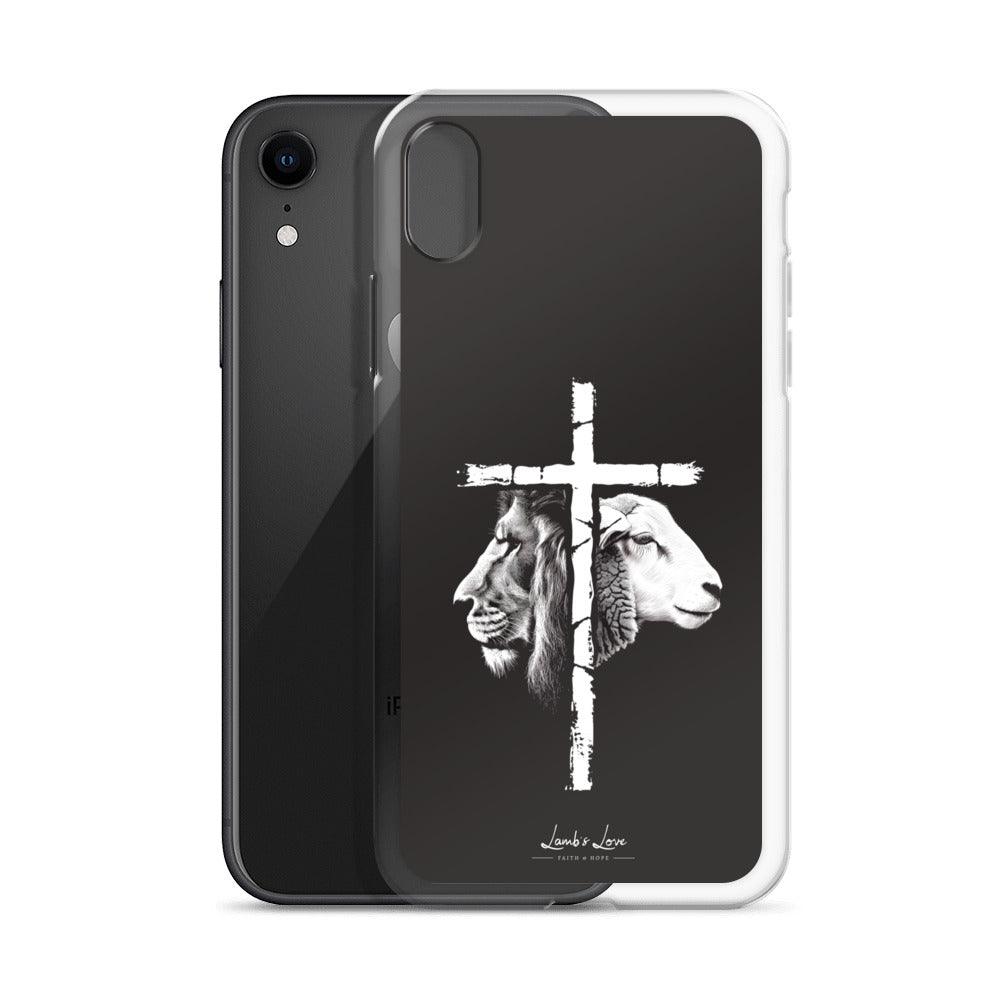 Love of Lion & Lamb, Clear-edge Case for iPhone - Lamb’s Love