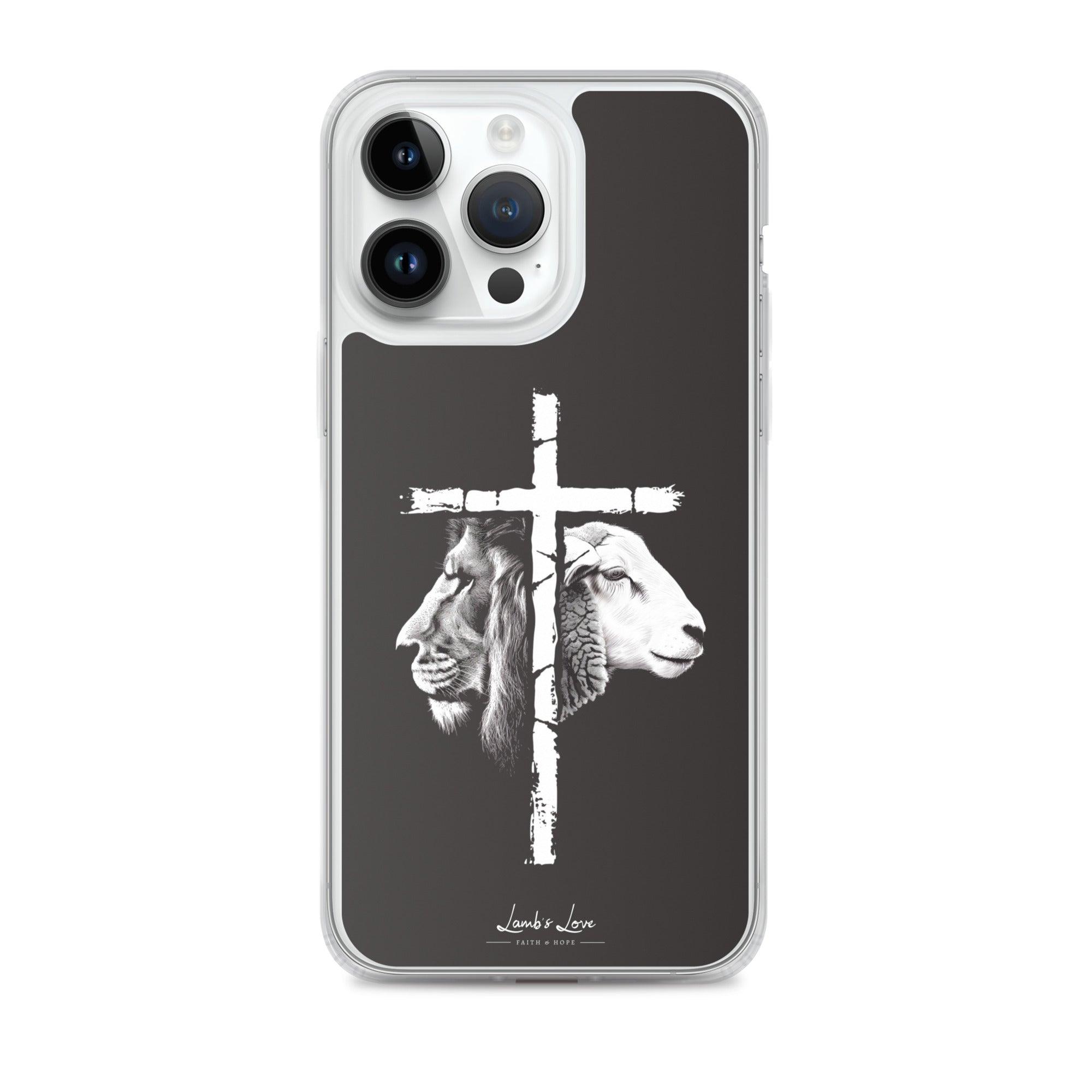 Love of Lion & Lamb, Clear-edge Case for iPhone - Lamb’s Love