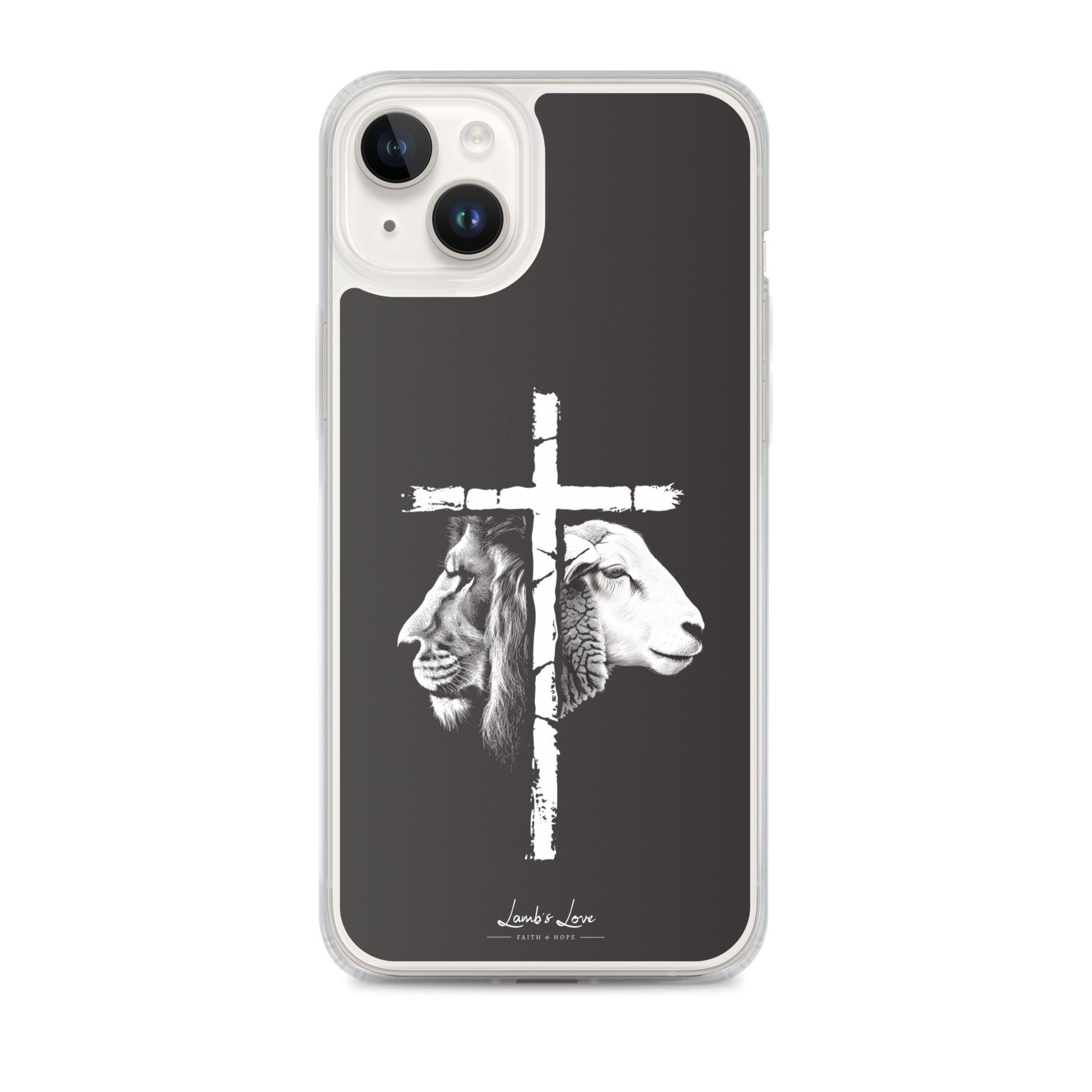 Love of Lion & Lamb, Clear-edge Case for iPhone - Lamb’s Love