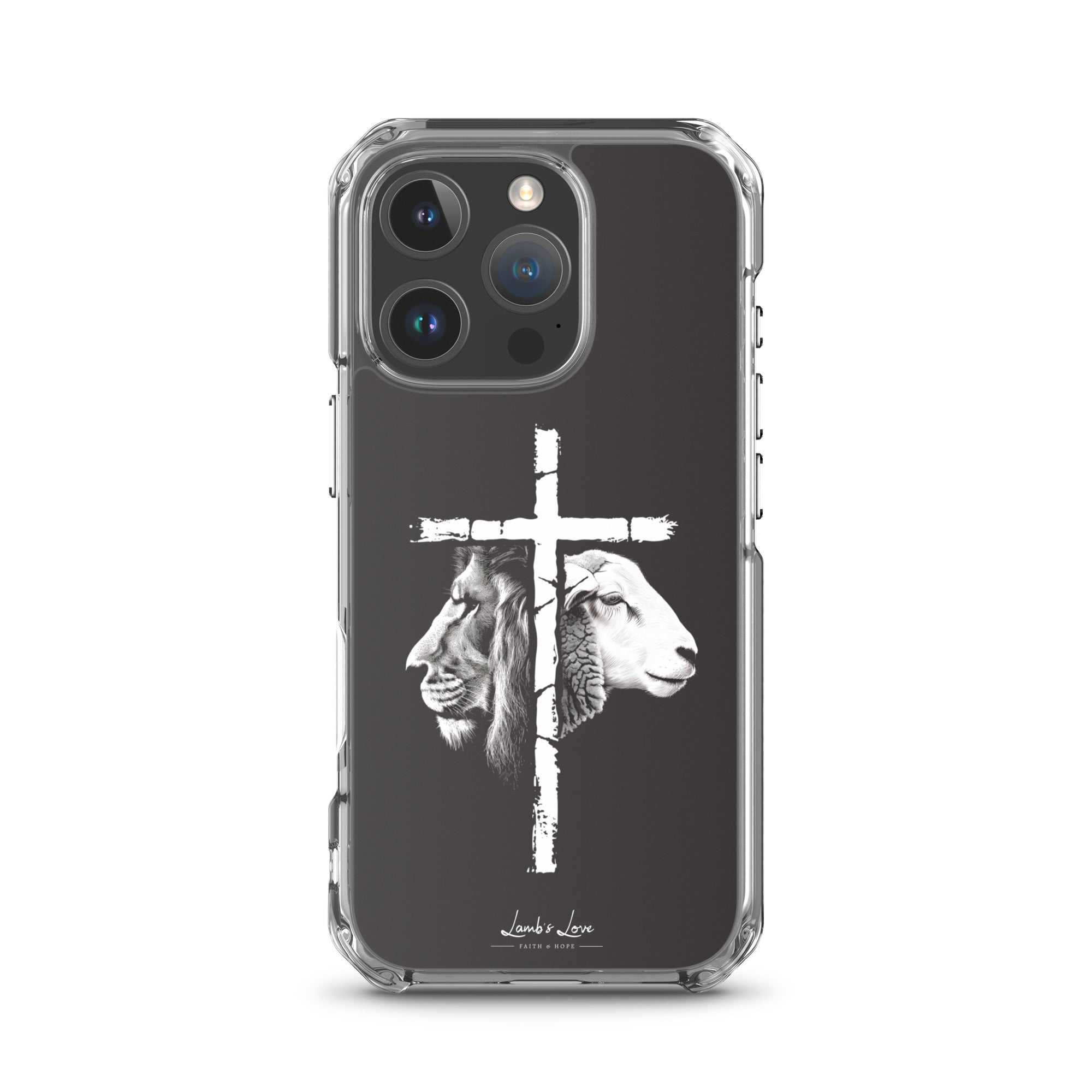 Love of Lion & Lamb, Clear - edge Case for iPhone - Lamb’s Love