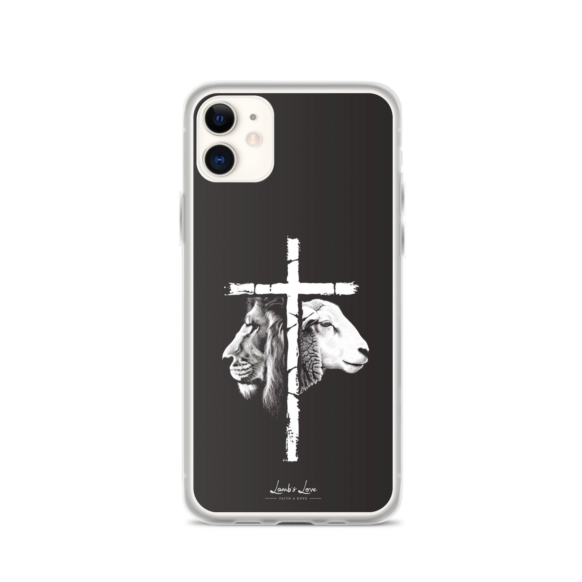 Love of Lion & Lamb, Clear-edge Case for iPhone - Lamb’s Love