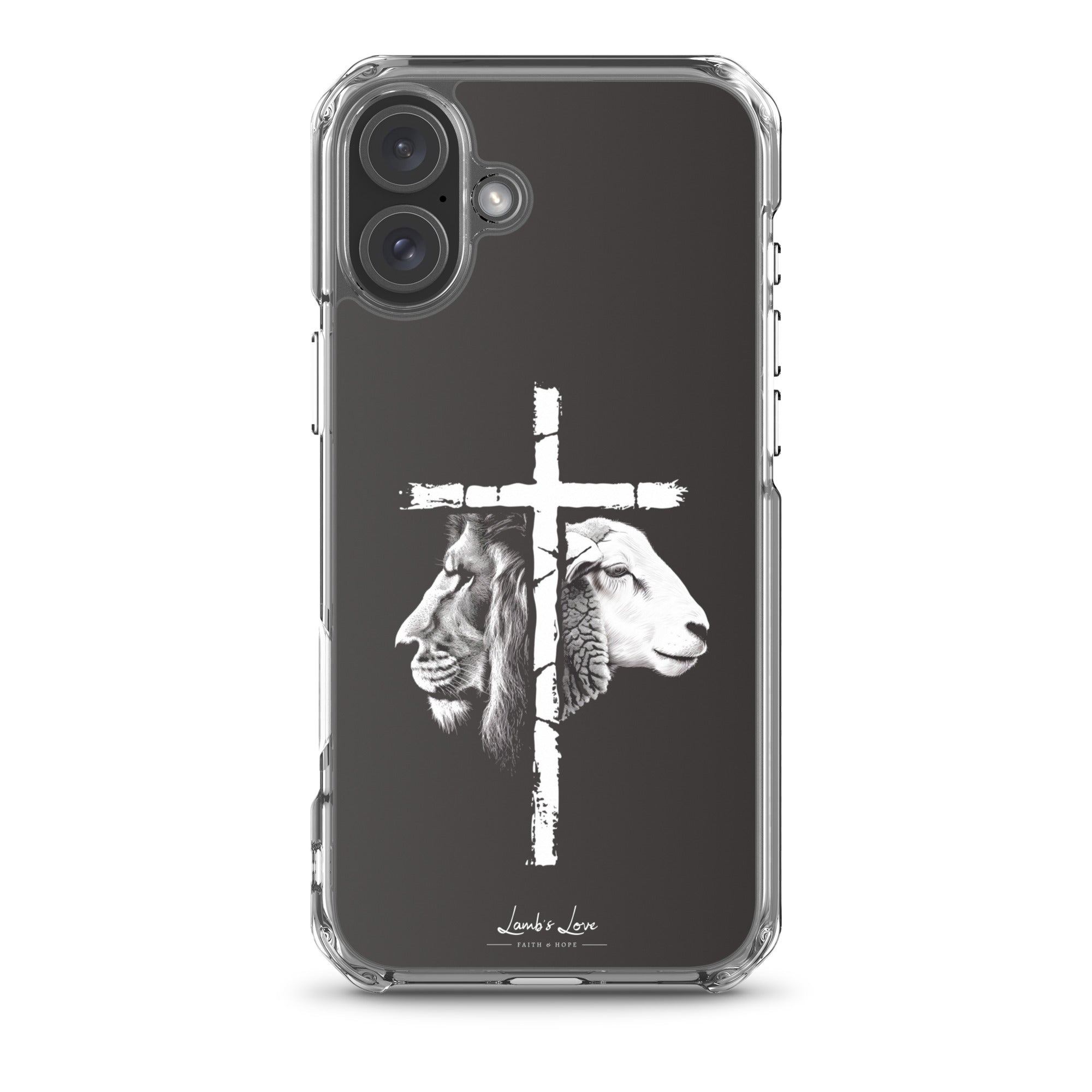 Love of Lion & Lamb, Clear - edge Case for iPhone - Lamb’s Love