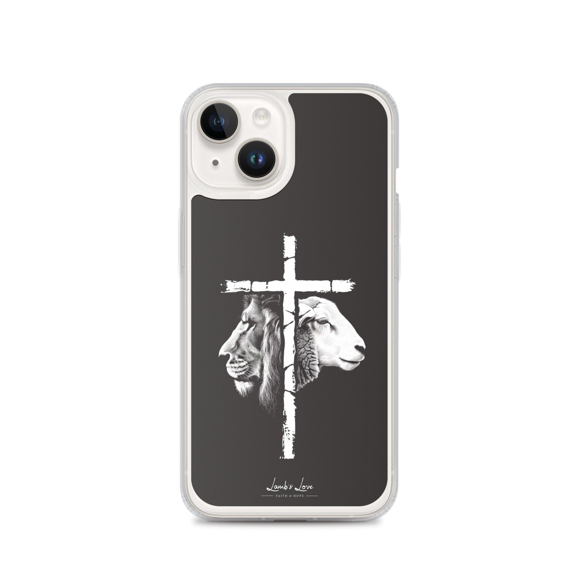 Love of Lion & Lamb, Clear-edge Case for iPhone - Lamb’s Love