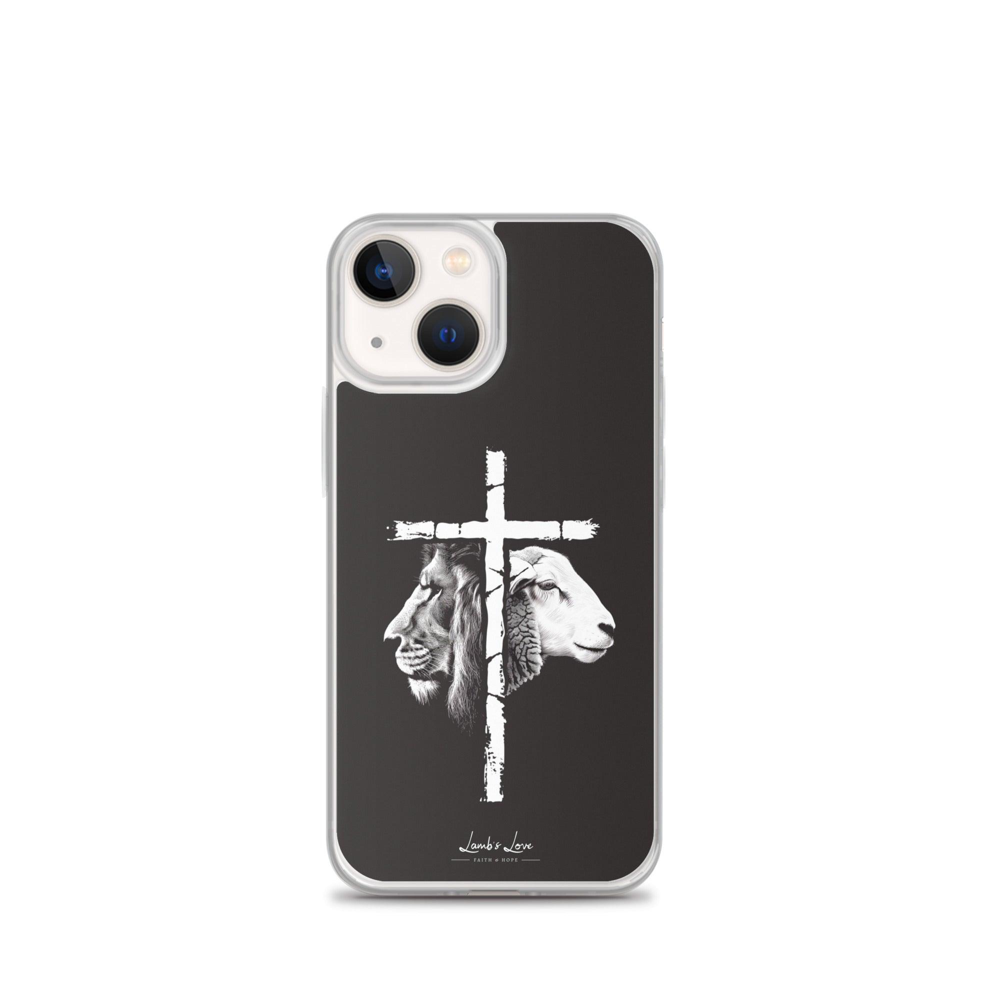 Love of Lion & Lamb, Clear-edge Case for iPhone - Lamb’s Love