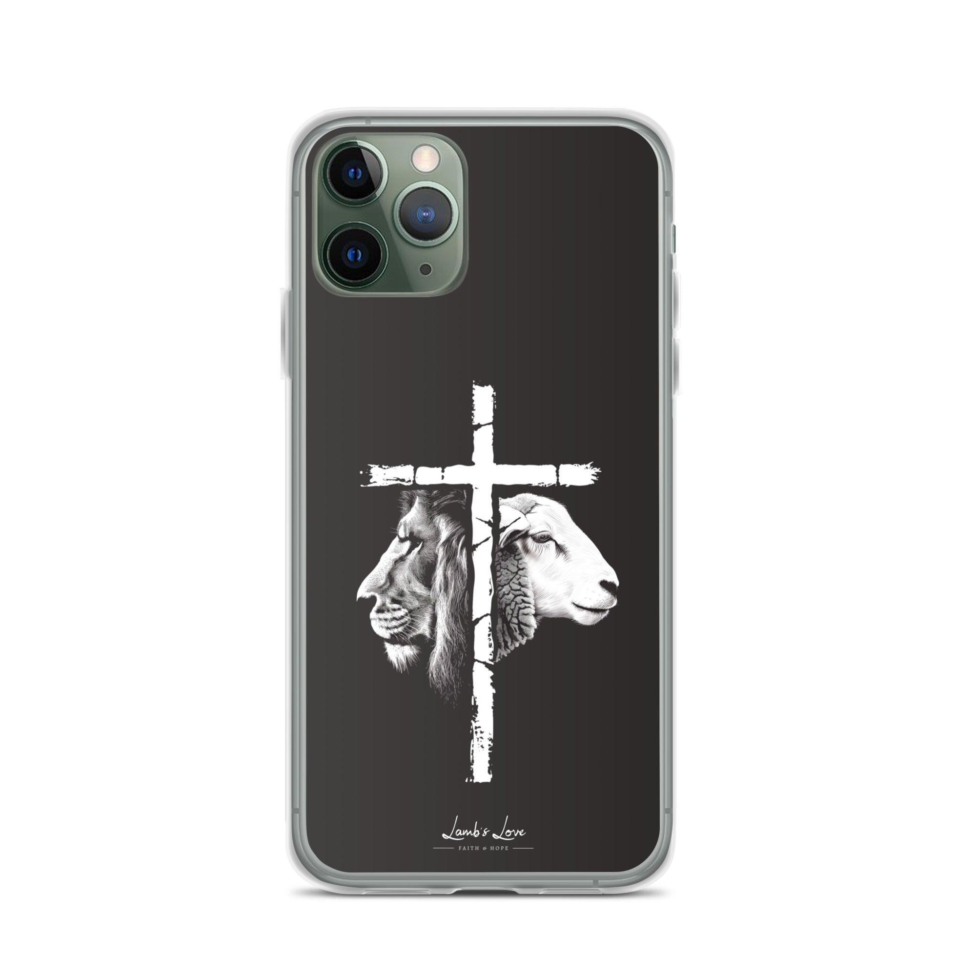 Love of Lion & Lamb, Clear-edge Case for iPhone - Lamb’s Love