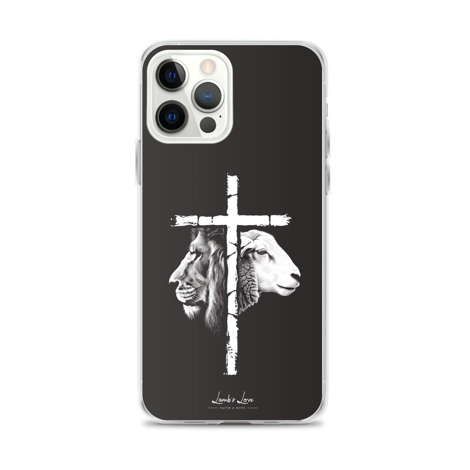 Love of Lion & Lamb, Clear-edge Case for iPhone - Lamb’s Love