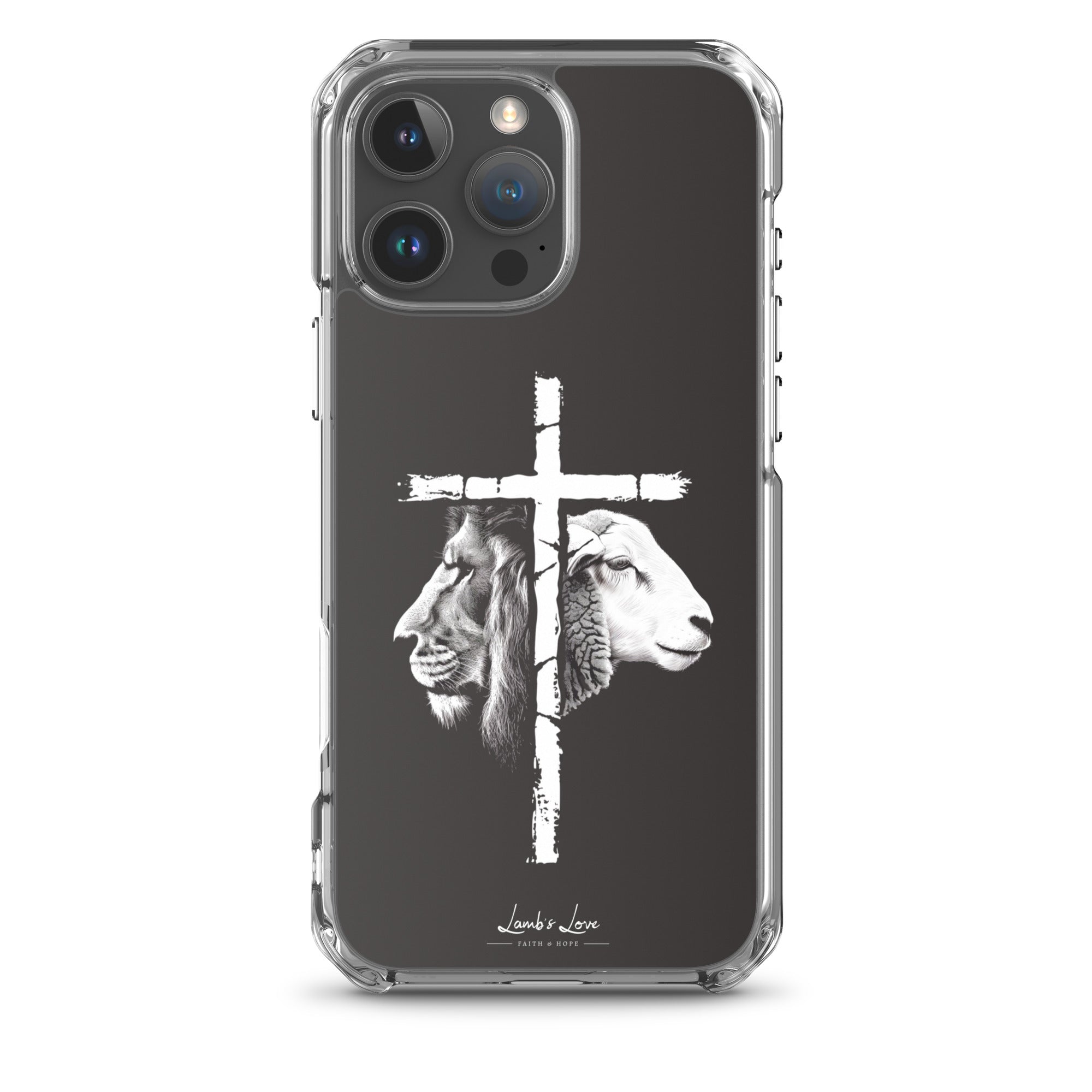 Love of Lion & Lamb, Clear - edge Case for iPhone - Lamb’s Love