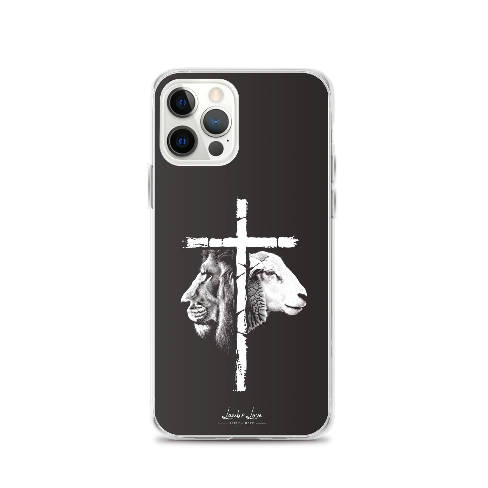 Love of Lion & Lamb, Clear-edge Case for iPhone - Lamb’s Love