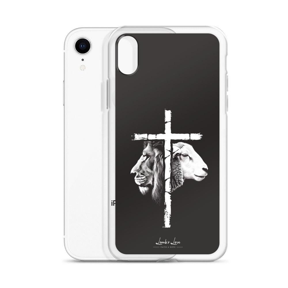 Love of Lion & Lamb, Clear-edge Case for iPhone - Lamb’s Love