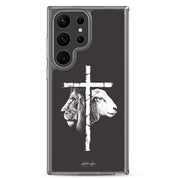 Love of Lion & Lamb, Clear-edge Case for Samsung - Lamb’s Love