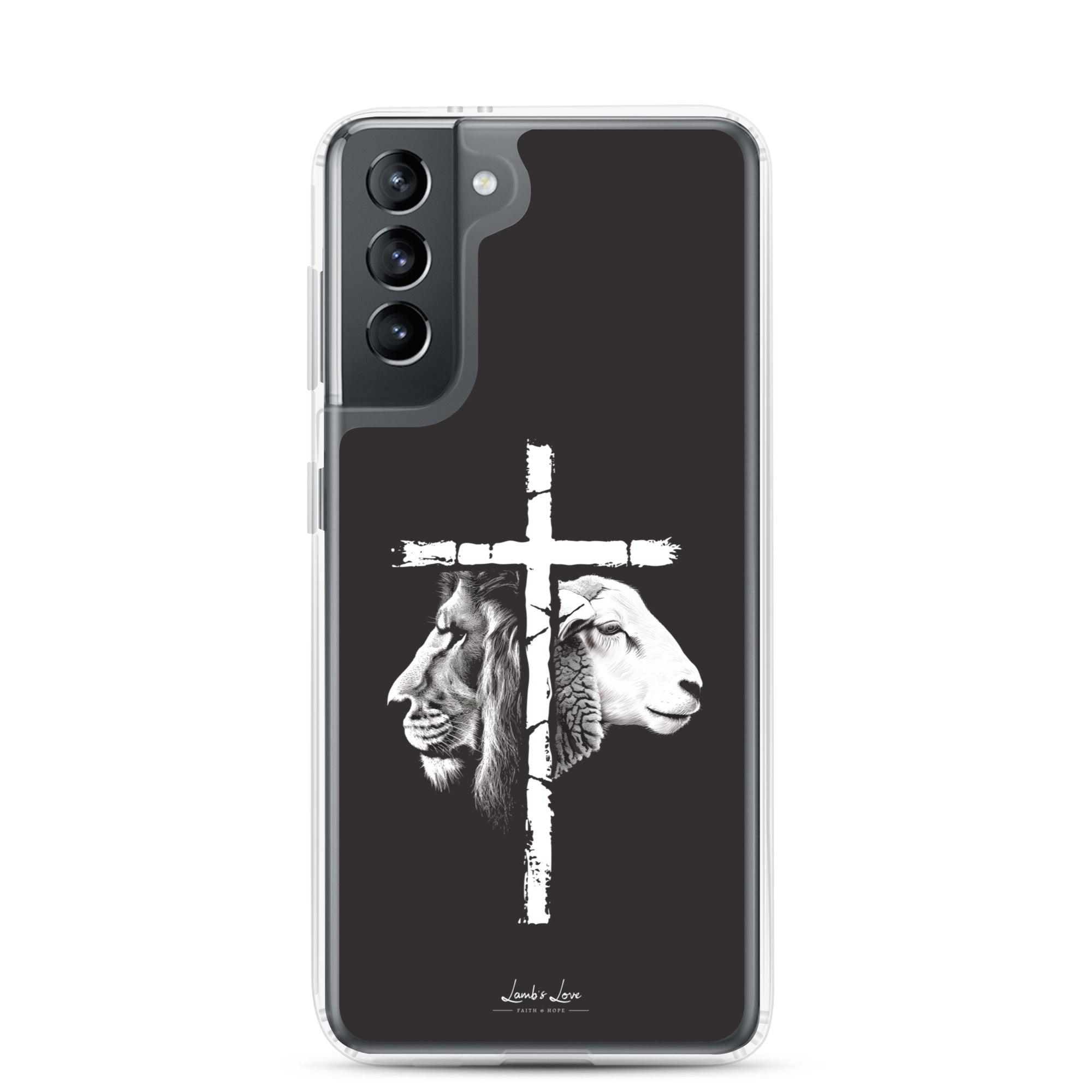 Love of Lion & Lamb, Clear-edge Case for Samsung - Lamb’s Love