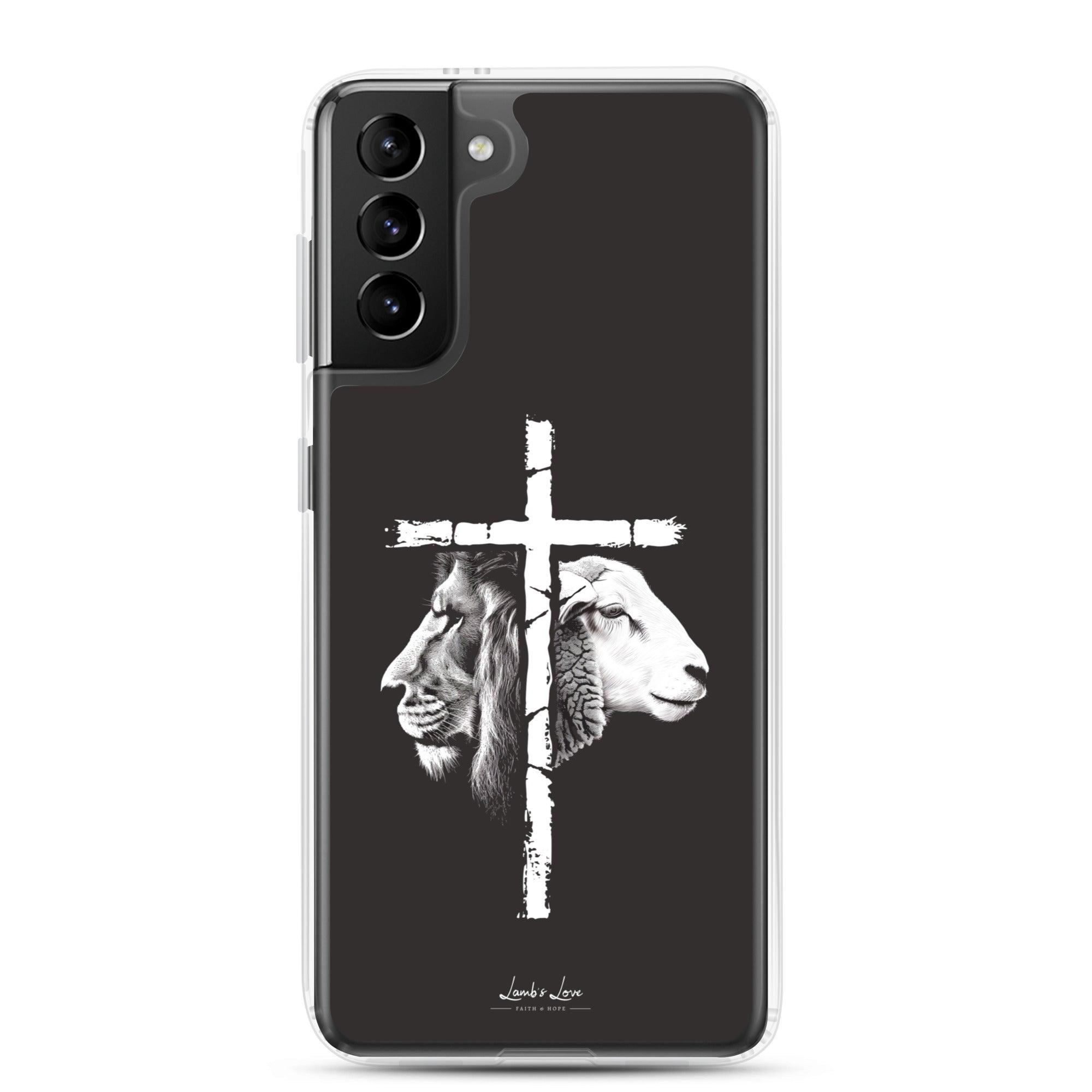 Love of Lion & Lamb, Clear-edge Case for Samsung - Lamb’s Love