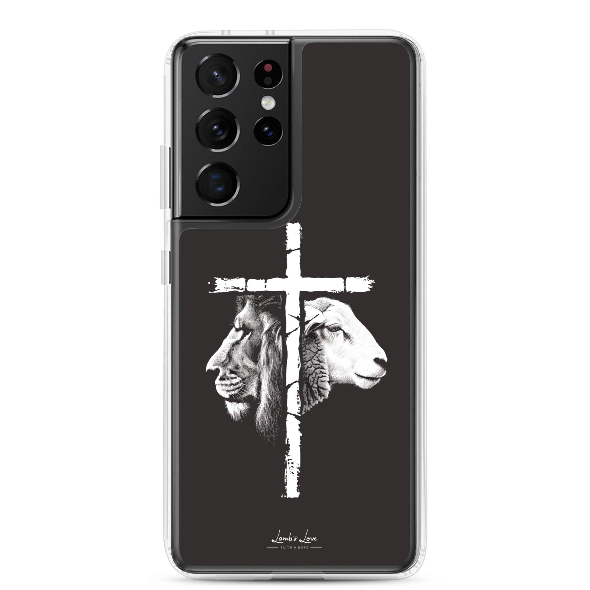 Love of Lion & Lamb, Clear-edge Case for Samsung - Lamb’s Love