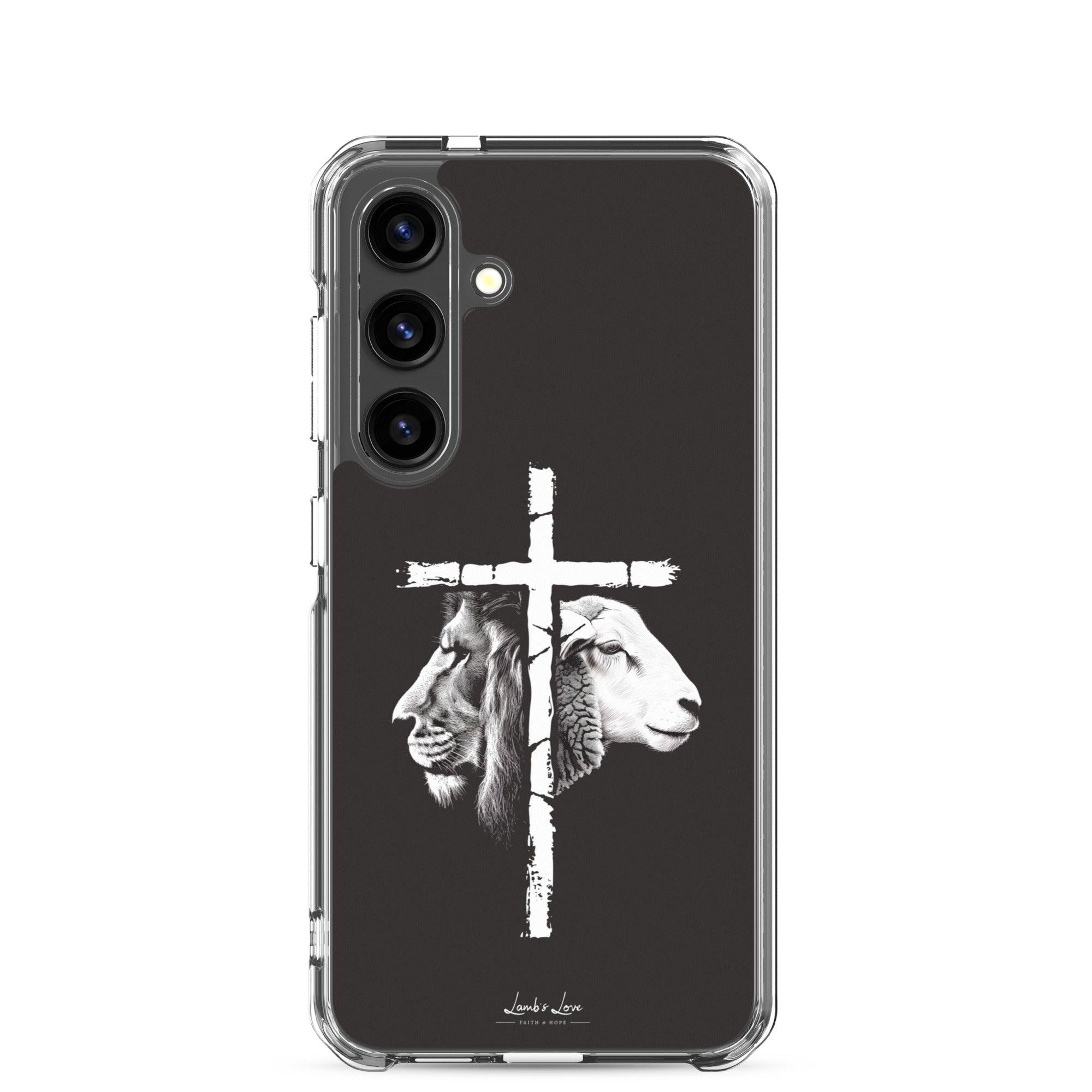 Love of Lion & Lamb, Clear-edge Case for Samsung - Lamb’s Love