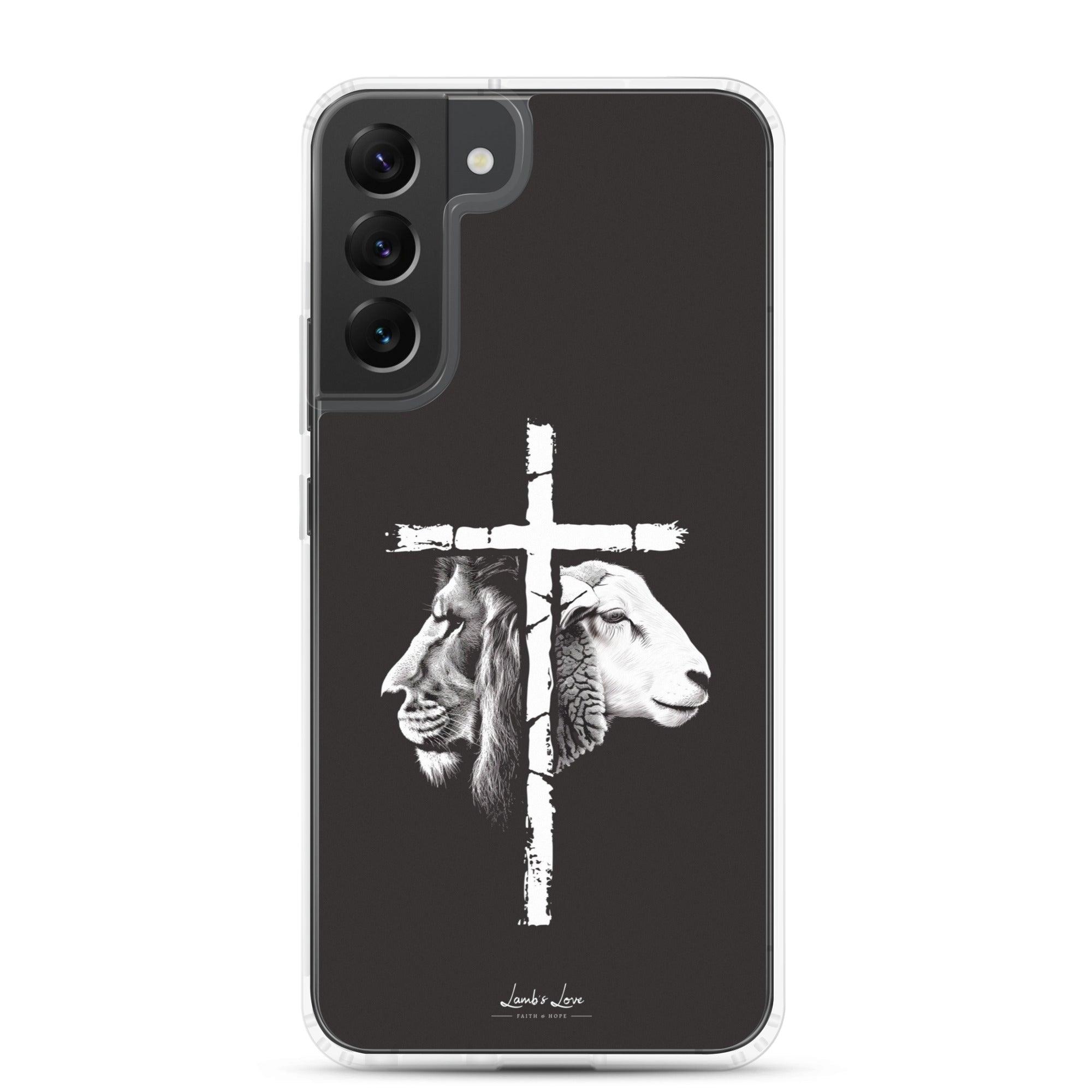 Love of Lion & Lamb, Clear-edge Case for Samsung - Lamb’s Love