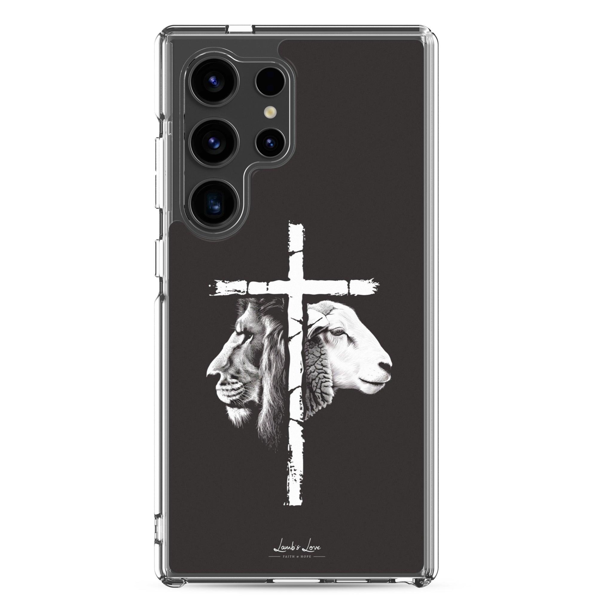 Love of Lion & Lamb, Clear-edge Case for Samsung - Lamb’s Love