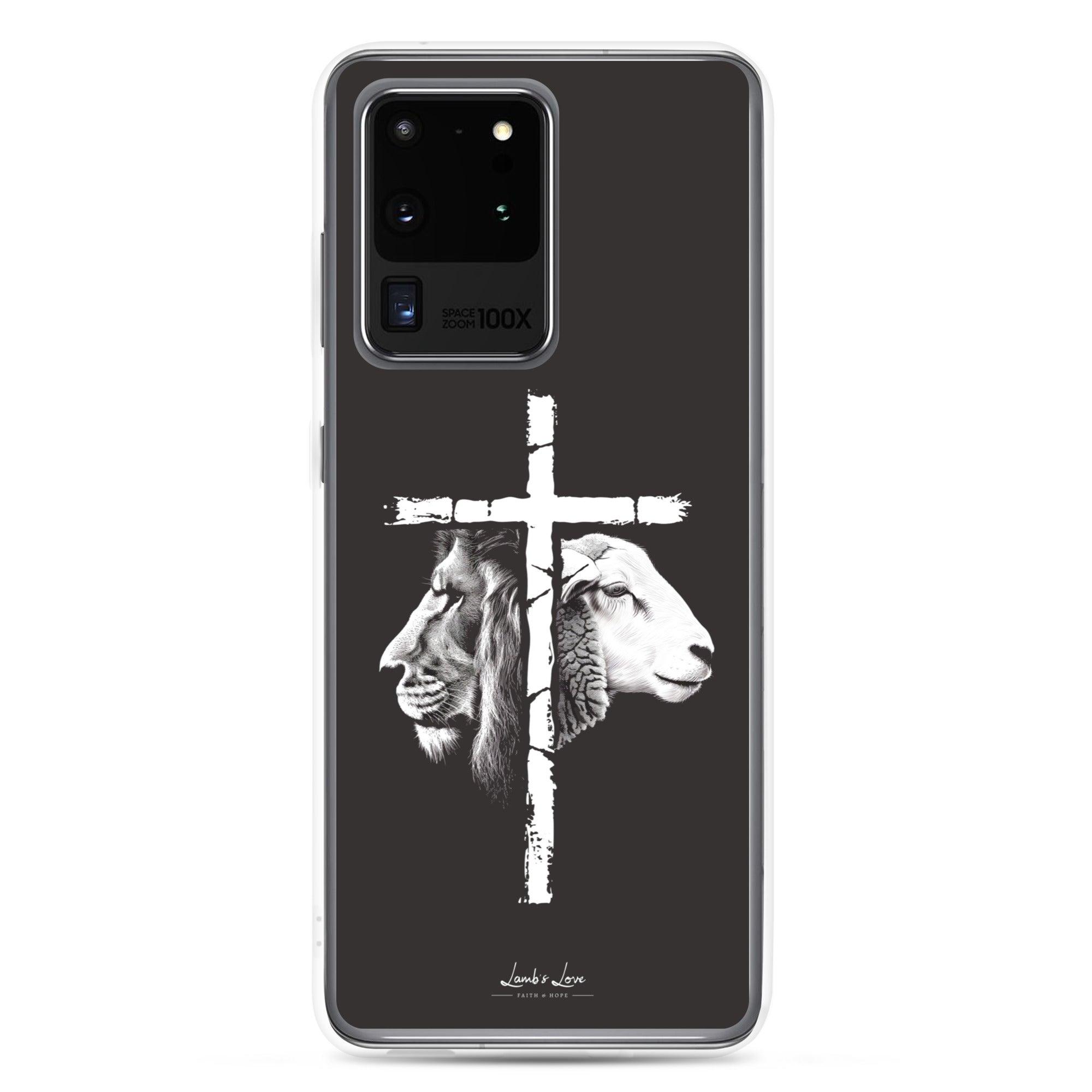 Love of Lion & Lamb, Clear-edge Case for Samsung - Lamb’s Love