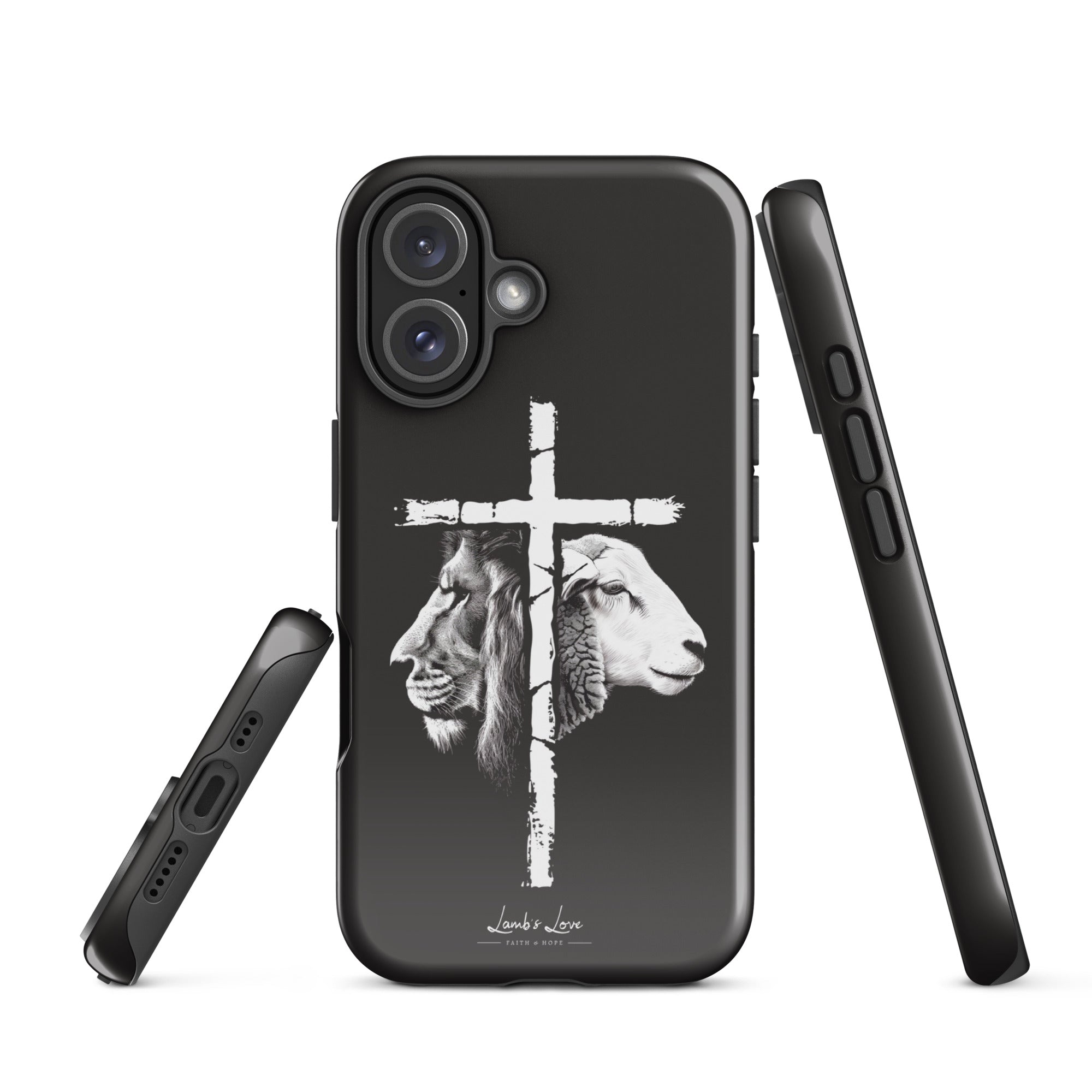 Love of Lion & Lamb, Dual - layer Case for iPhone - Lamb’s Love