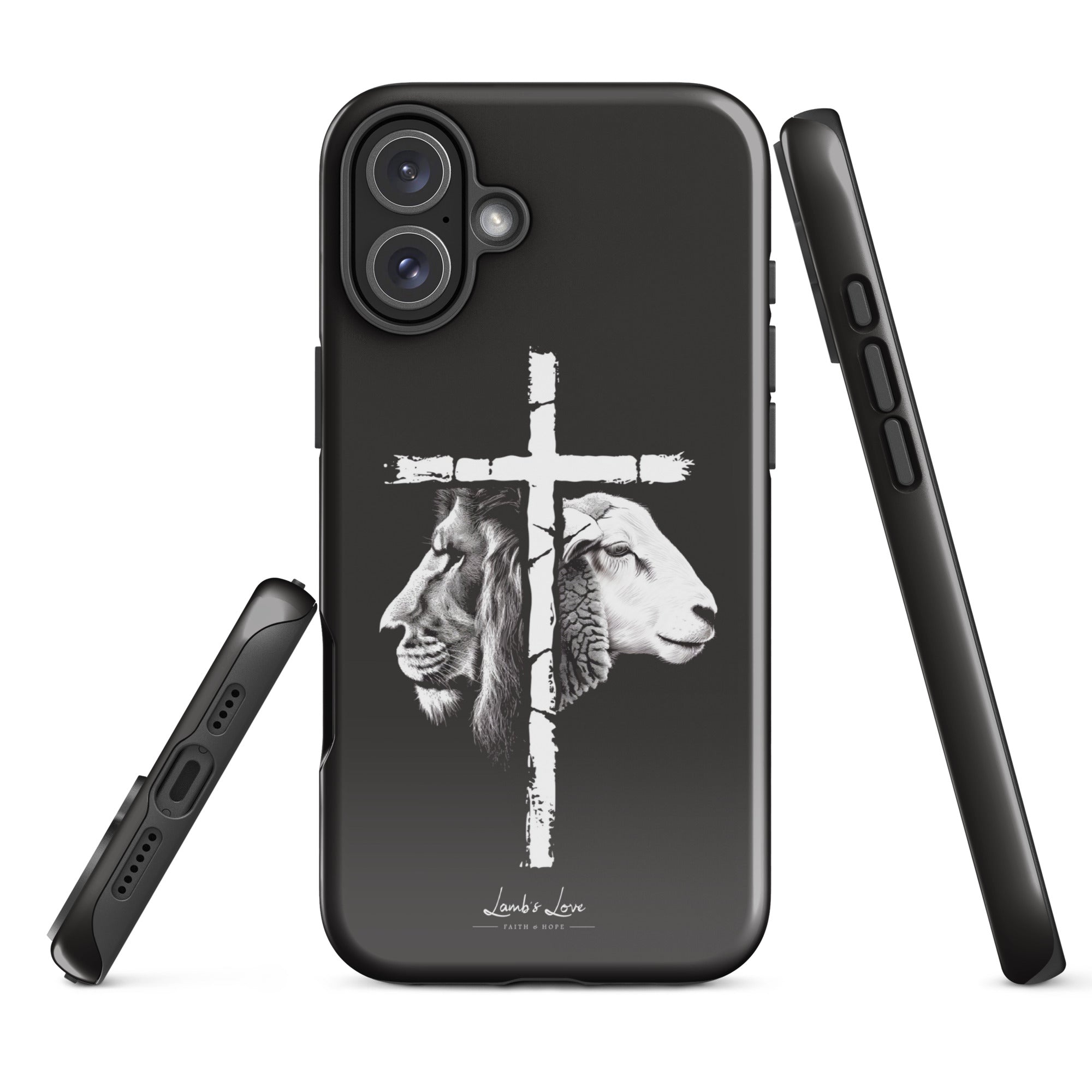 Love of Lion & Lamb, Dual - layer Case for iPhone - Lamb’s Love