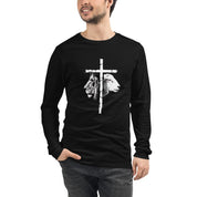 Love of Lion & Lamb, Men's Long Sleeve Tee - Lamb’s Love