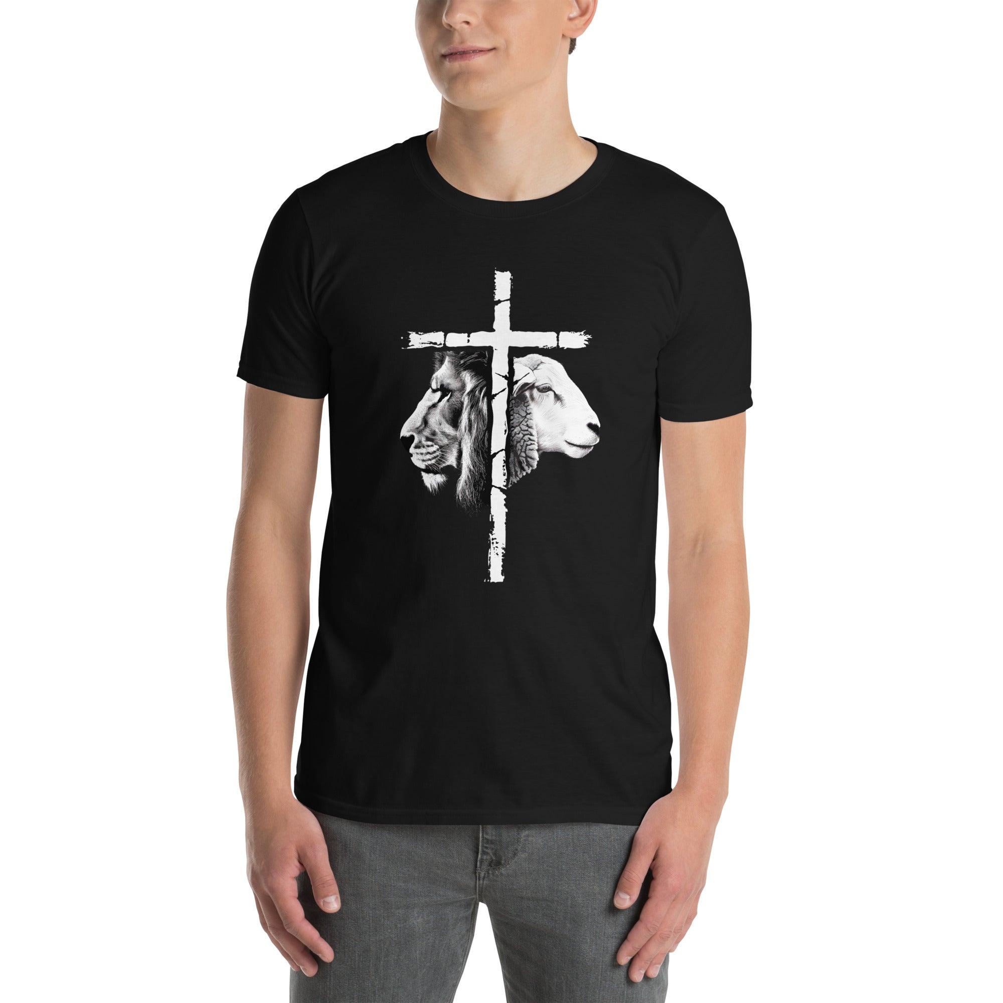 Love of Lion & Lamb, Men's T-Shirt - Lamb’s Love