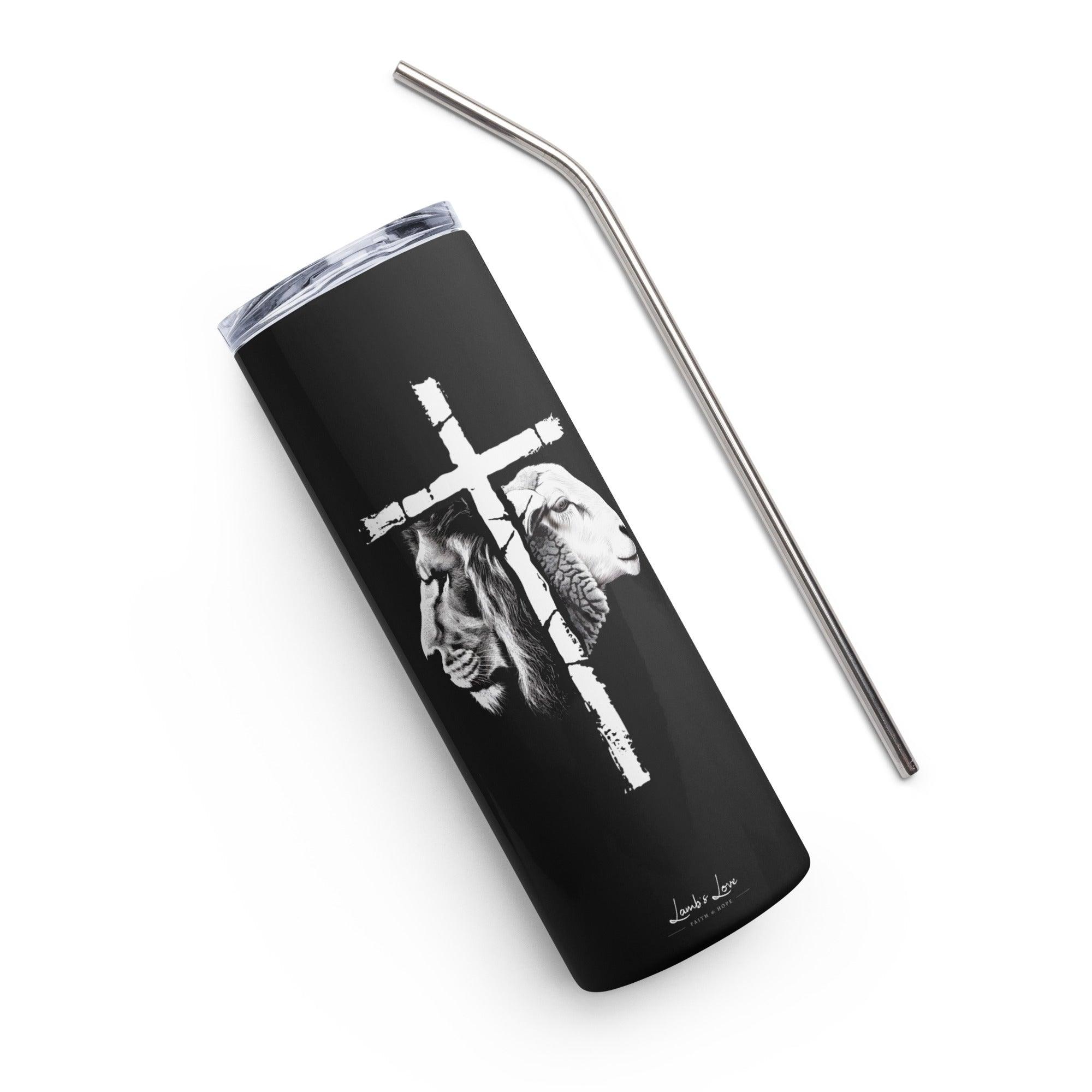 Love of Lion & Lamb, Skinny Tumbler - Lamb’s Love